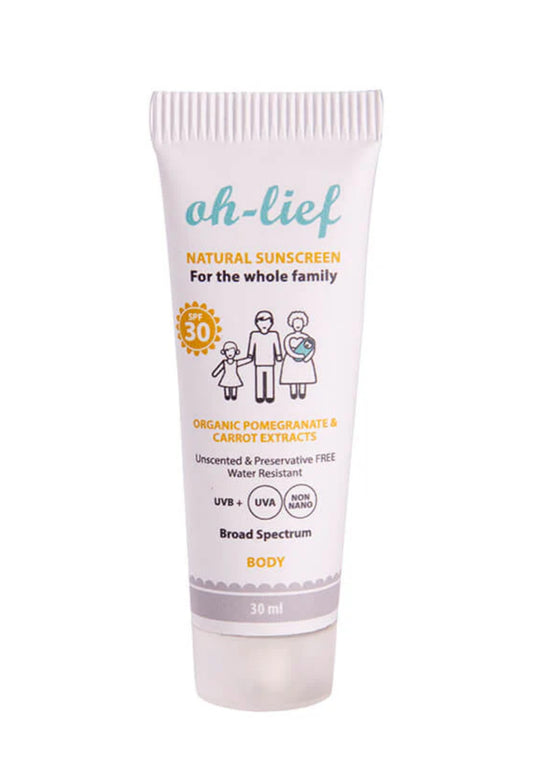 Oh-lief Natural Body Sunscreen