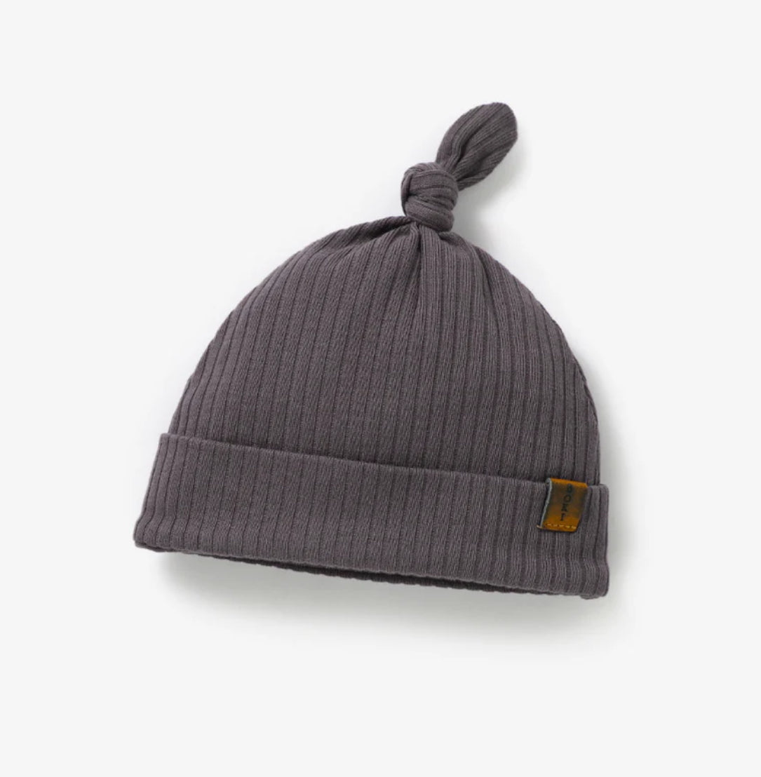 Boki Organic Ribbed Cotton Beanie