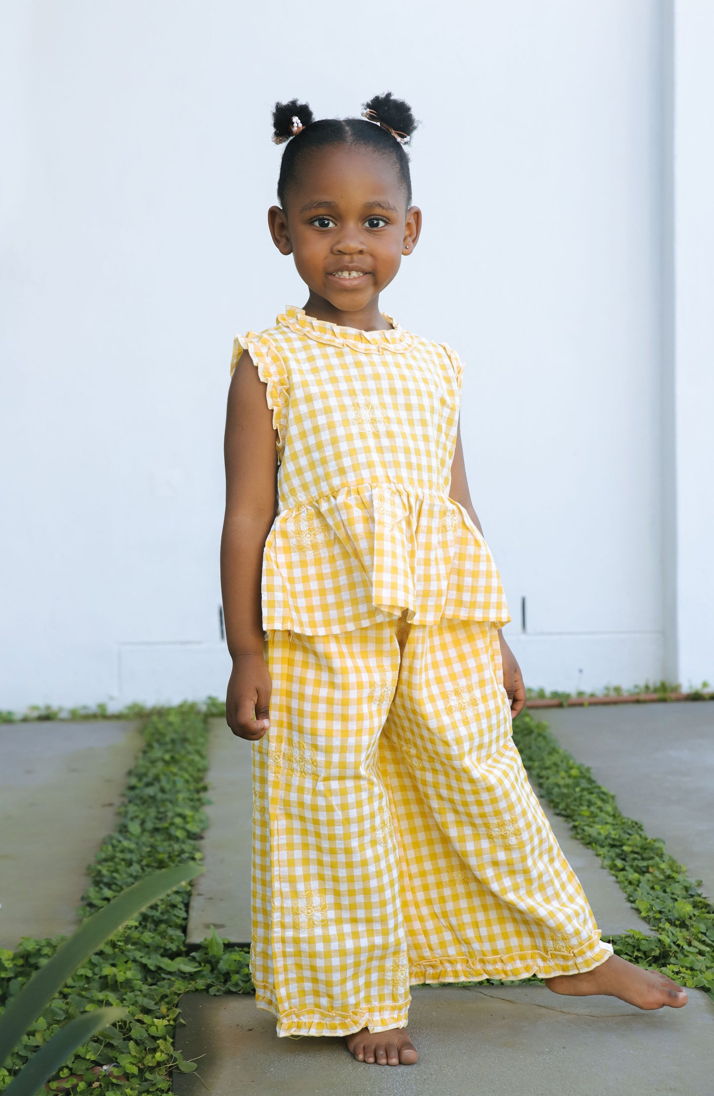 Cheerful Plaid Set