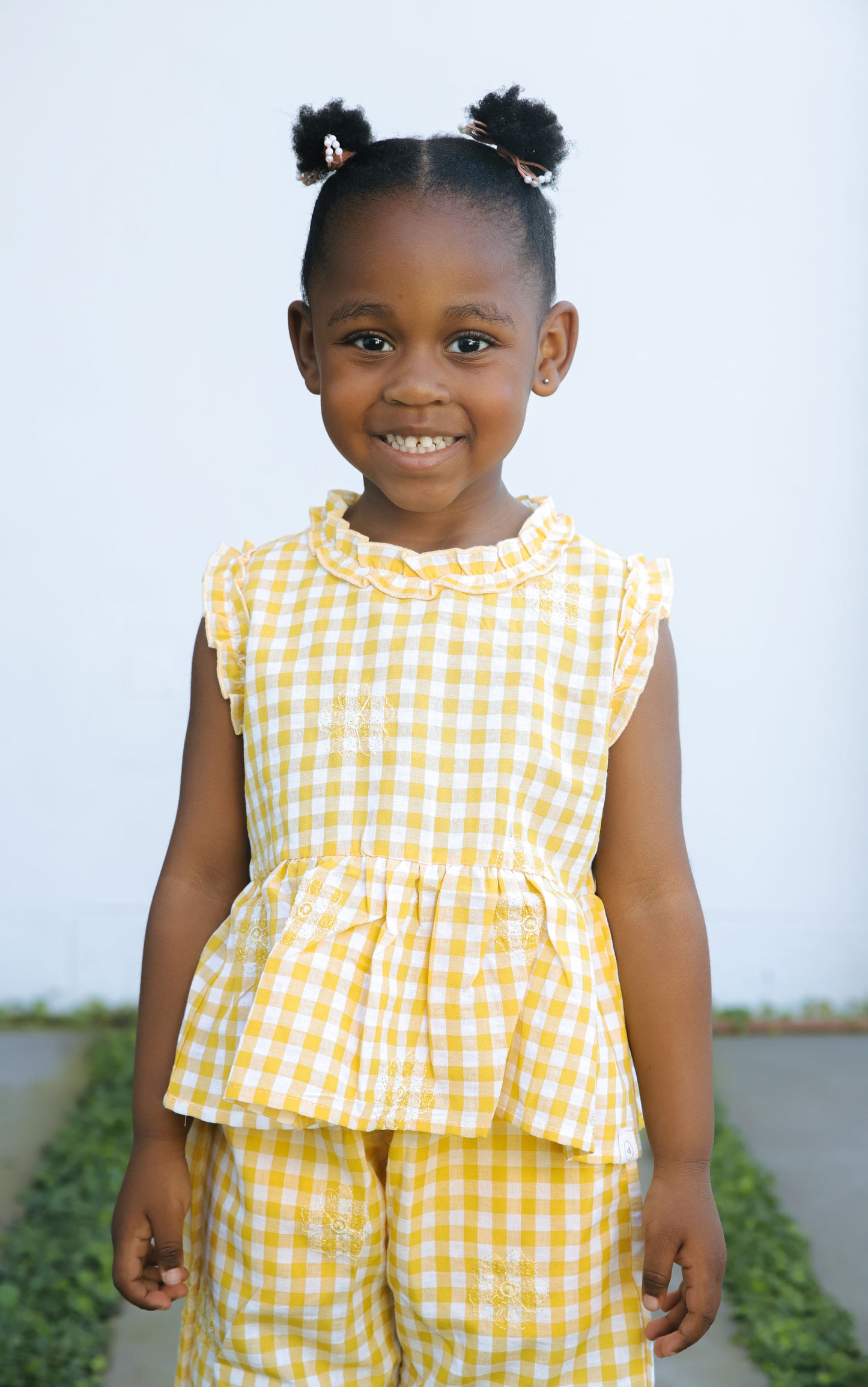 Cheerful Plaid Set