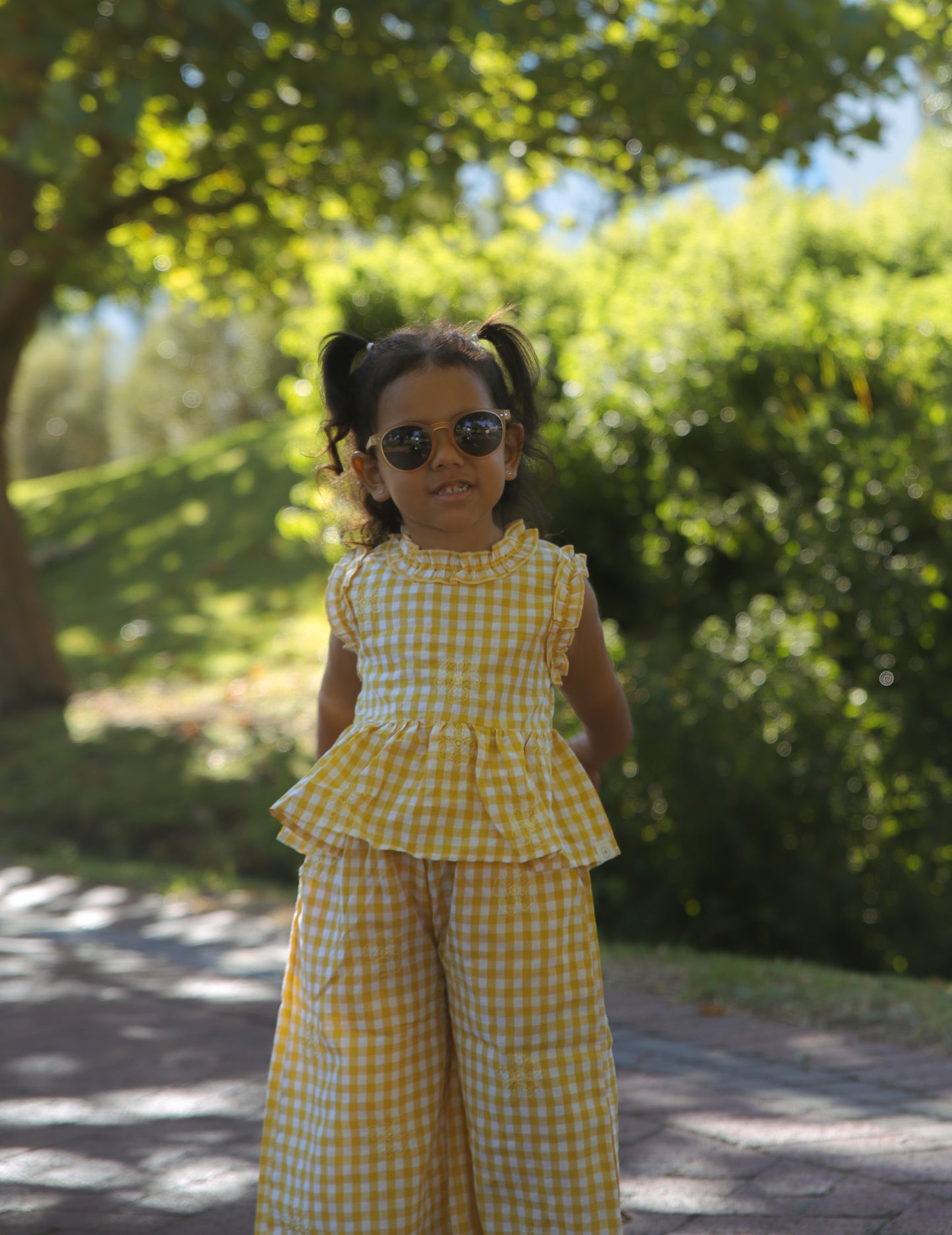 Cheerful Plaid Set