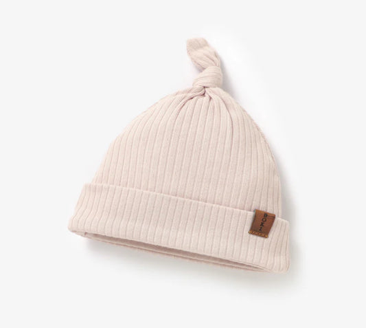 Boki Organic Ribbed Cotton Beanie