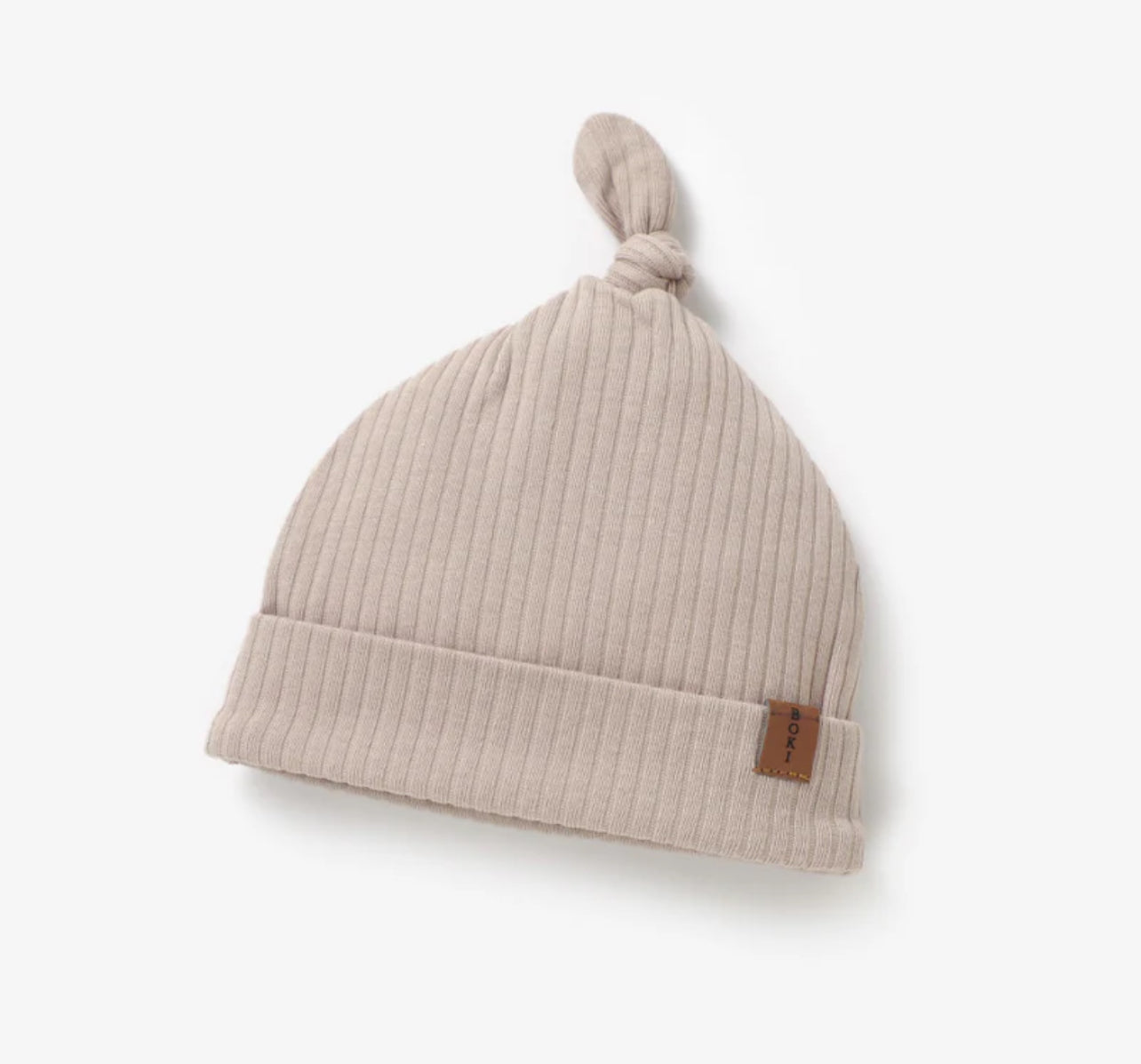 Boki Organic Ribbed Cotton Beanie