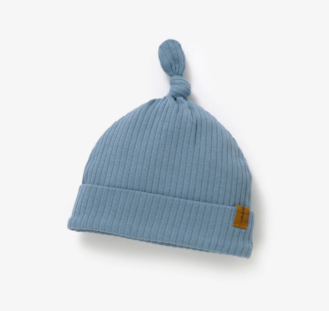Boki Organic Ribbed Cotton Beanie