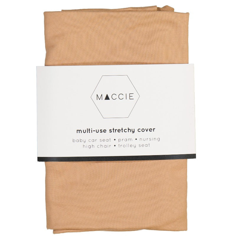 MACCIE Infant Car Seat Cover & Breastfeeding Cover (Multi-Use Stretch Cover)