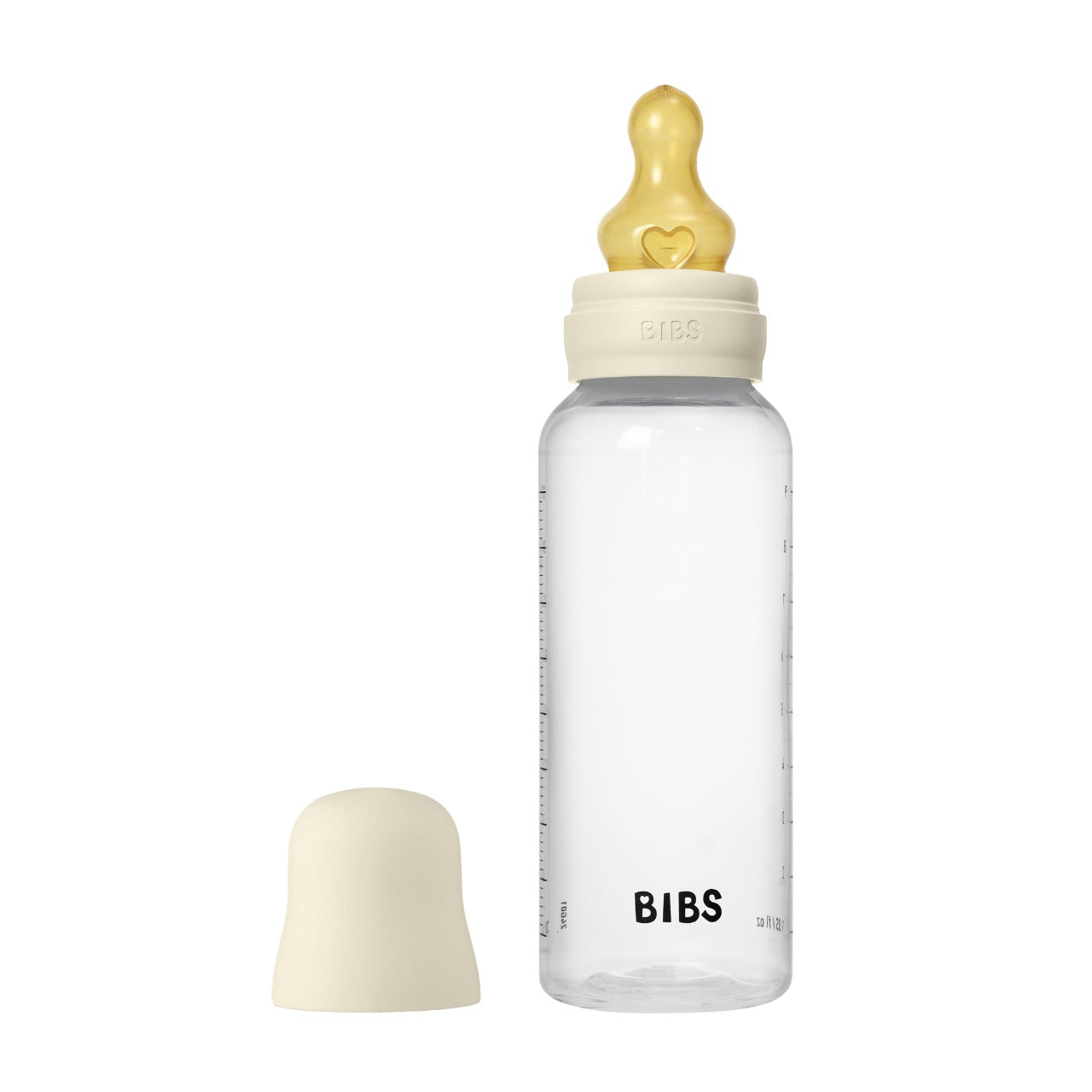 BIBS Baby Bottle Round Latex 1 Pack 270 ml Medium Flow