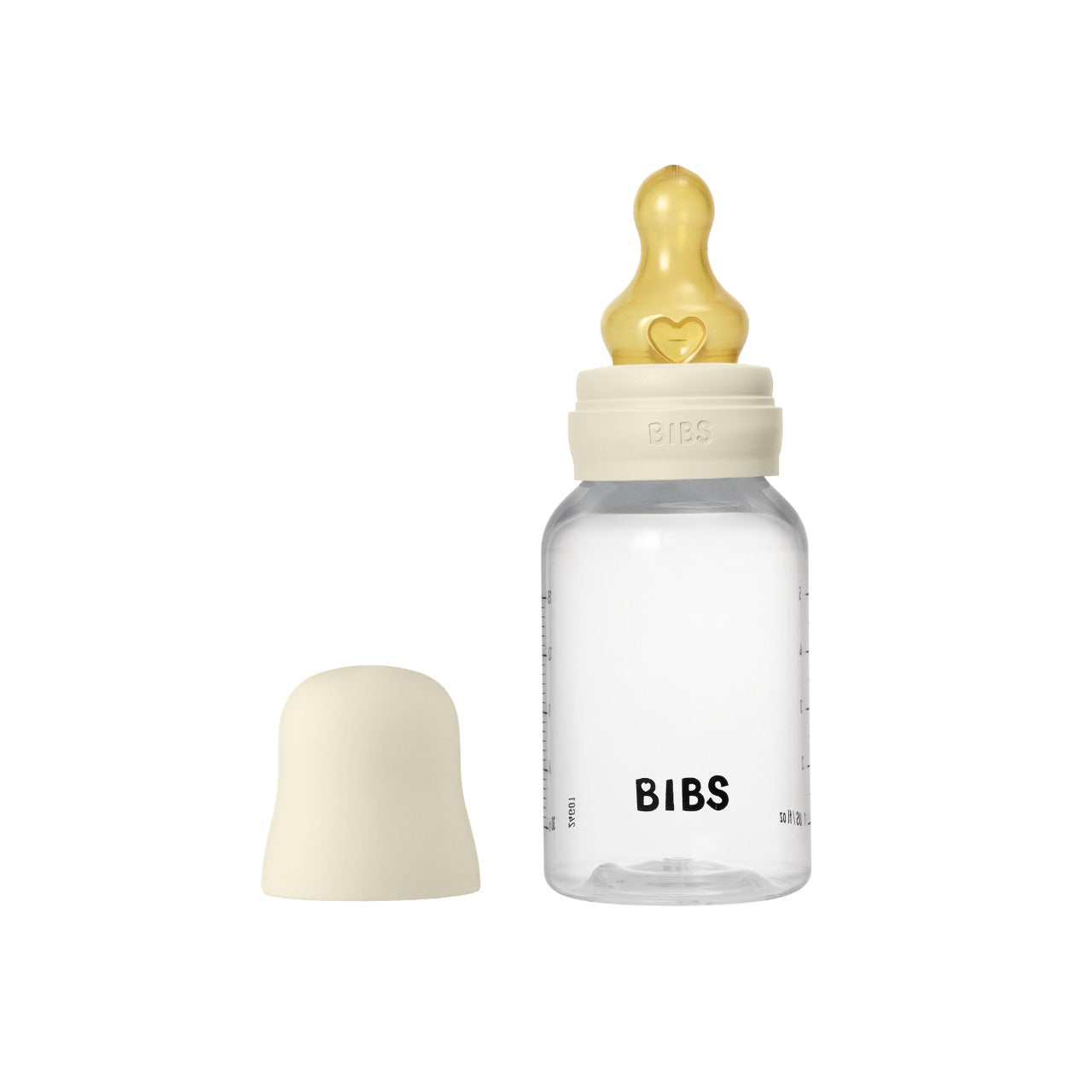 BIBS Baby Bottle Round Latex 1 pack 150 ml Slow Flow