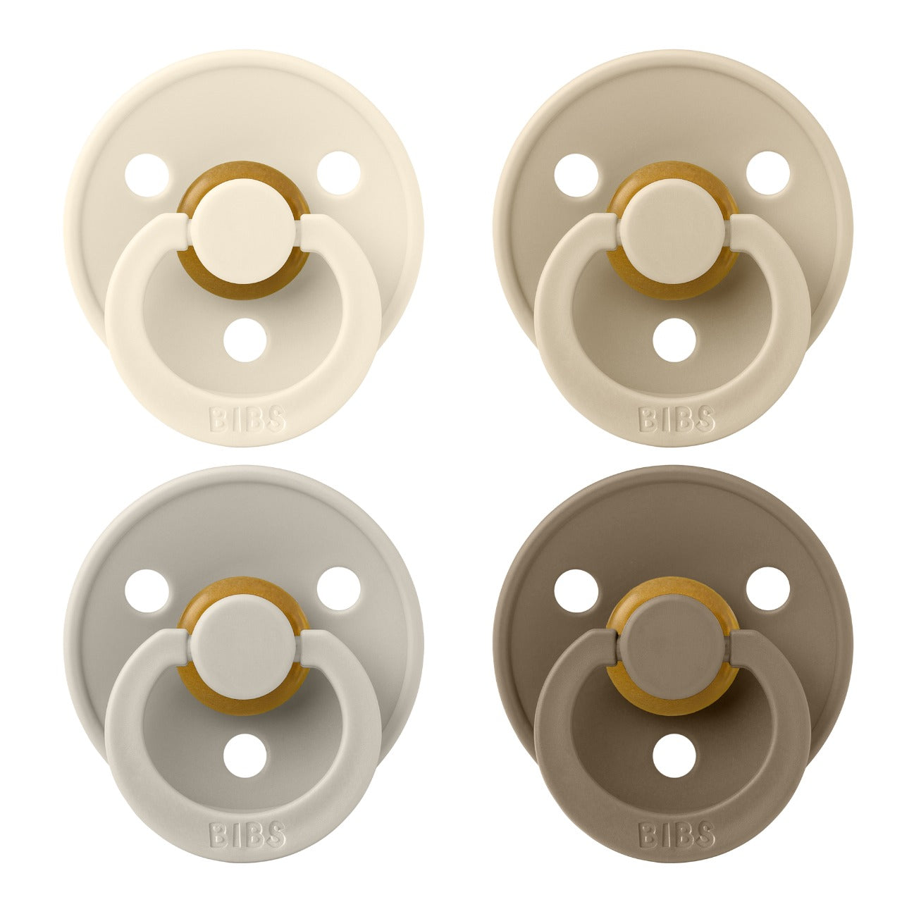 BIBS Pacifier Colour 4 Pack Latex