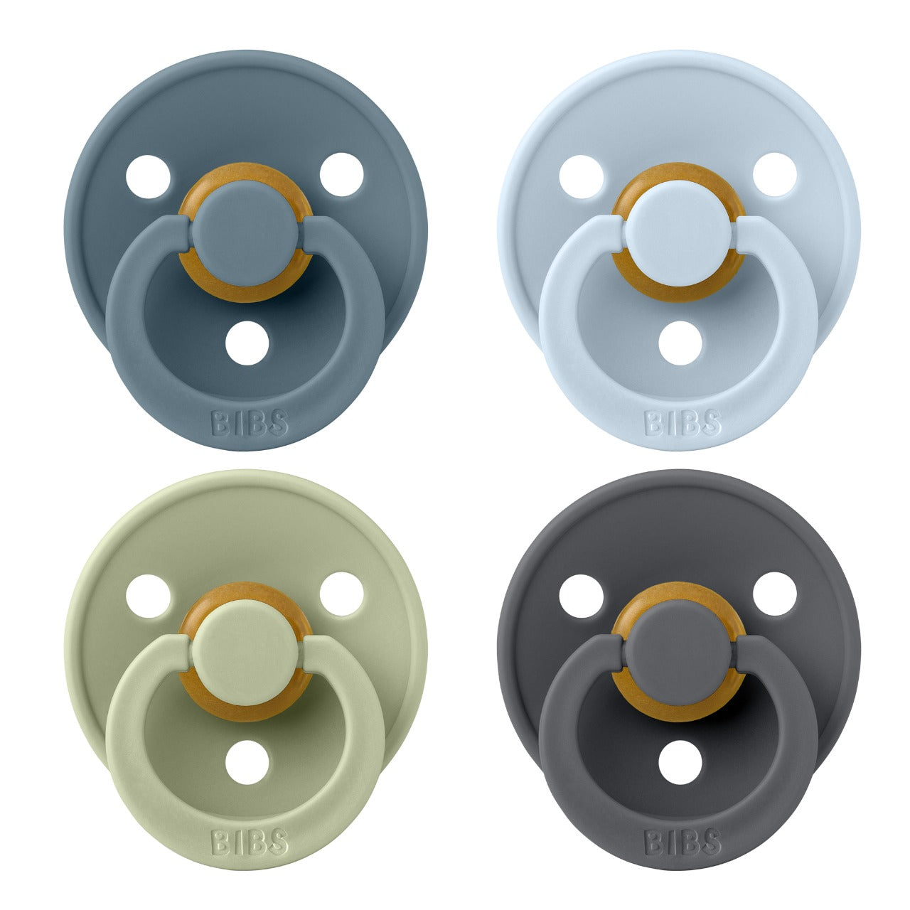 BIBS Pacifier Colour 4 Pack Latex