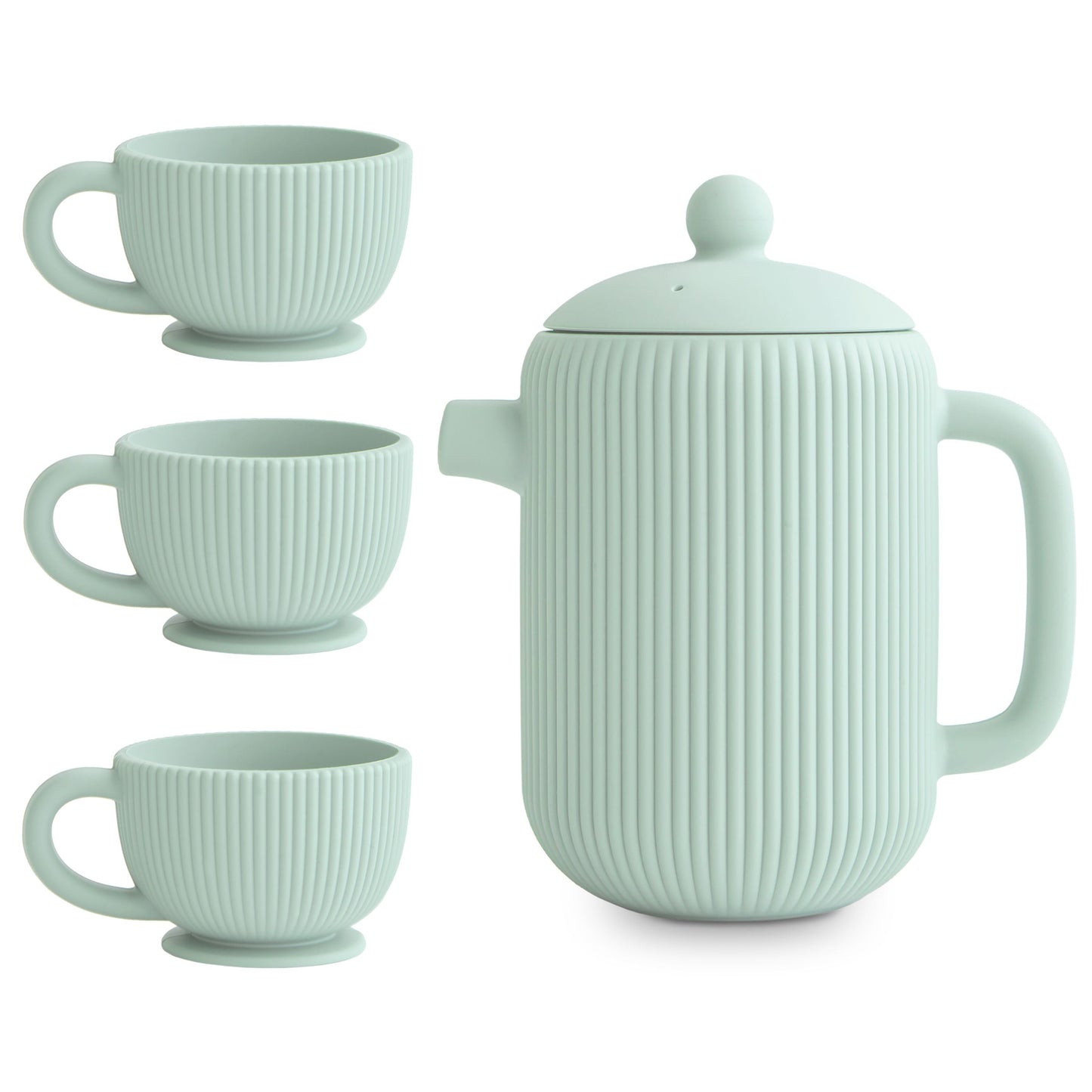 Mushie Silicone Play Tea Set