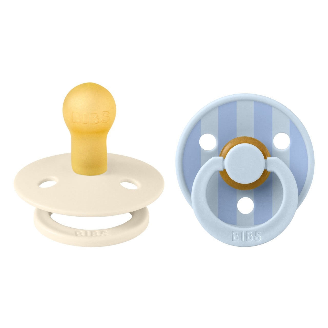 BIBS Pacifier Studio Colour 2 Pack Block Latex