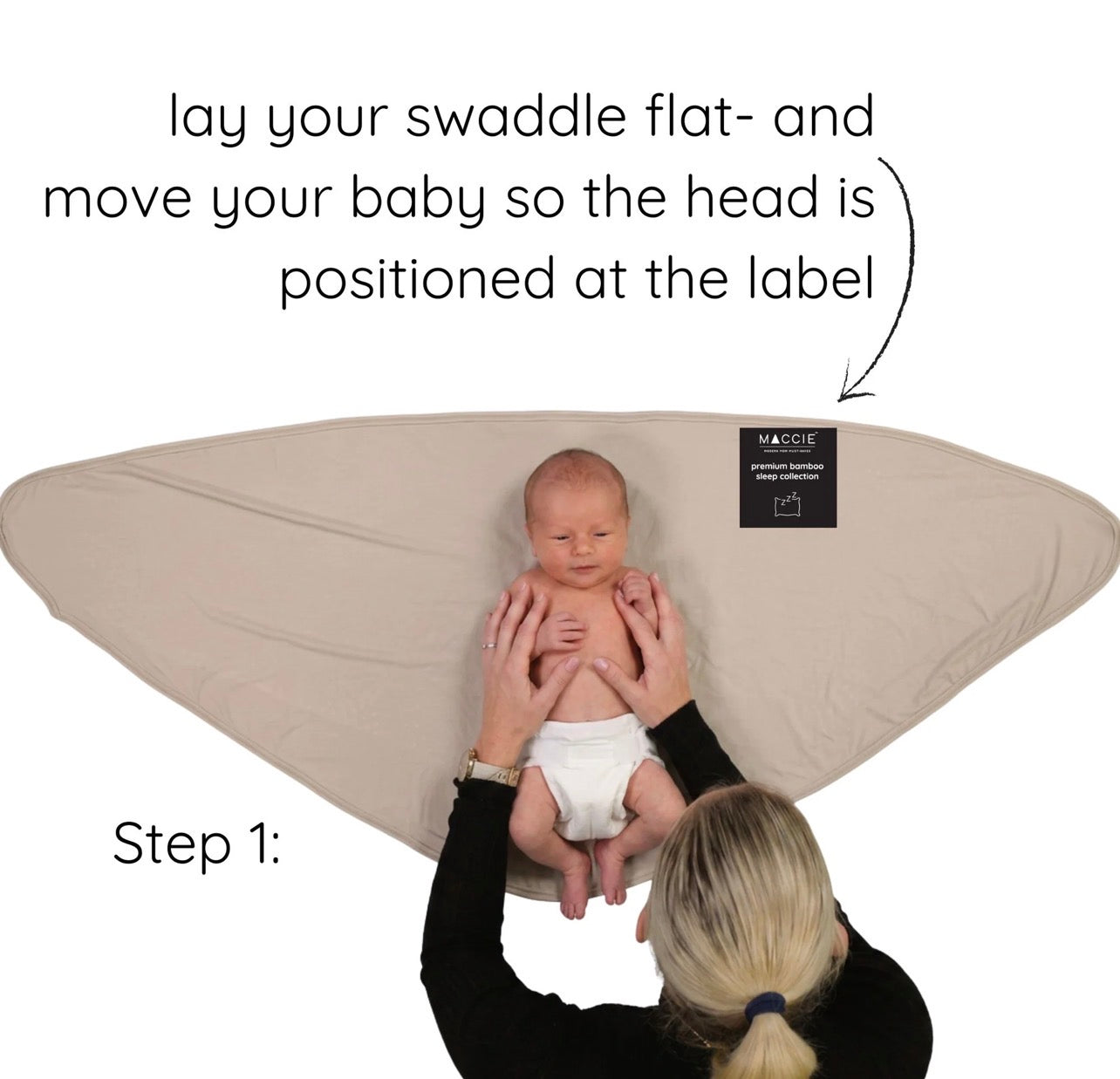 Maccie Tuck & Cuddle Swaddle Wrap - Stone