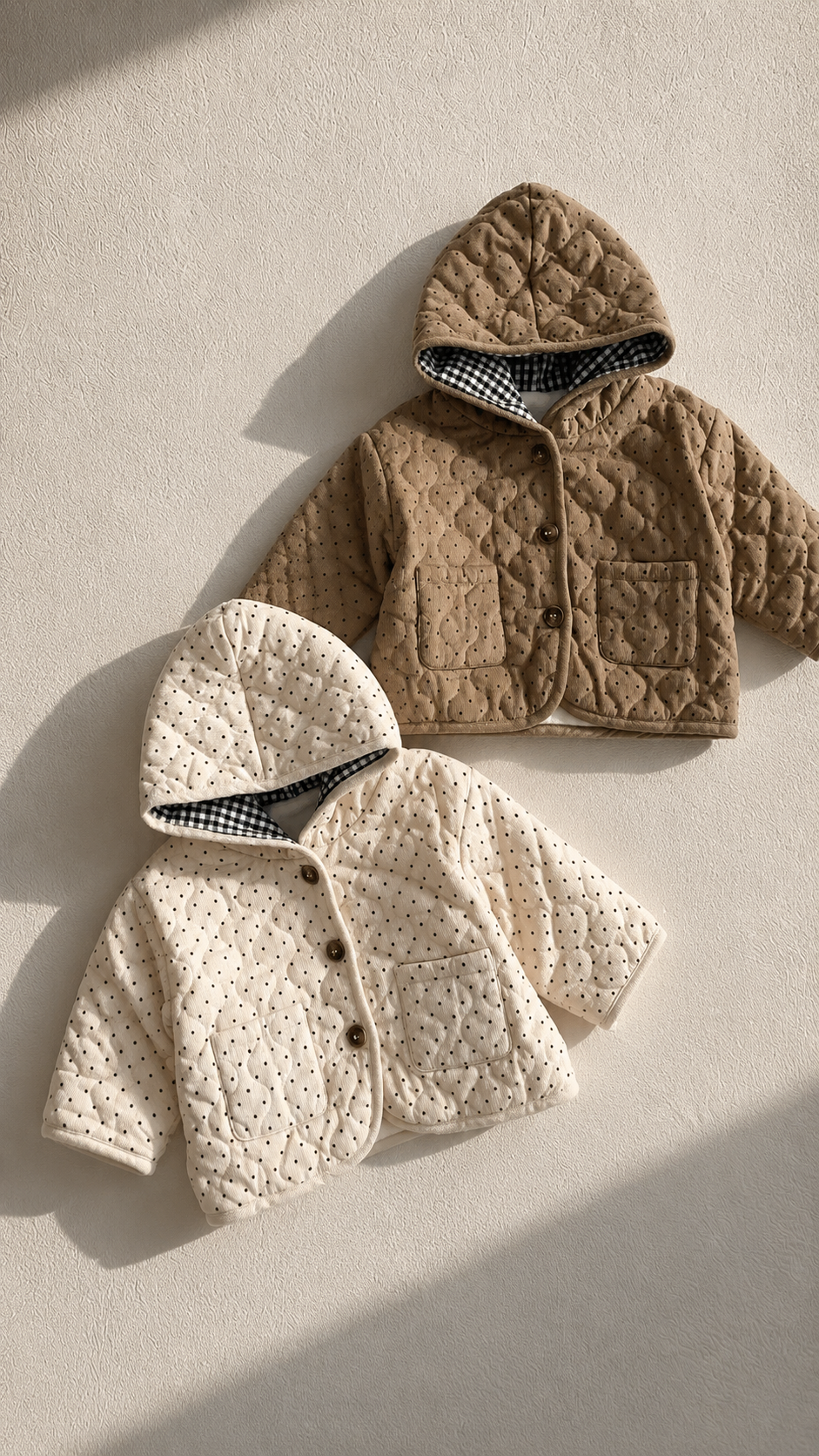 Polka Dot Quilted Jacket