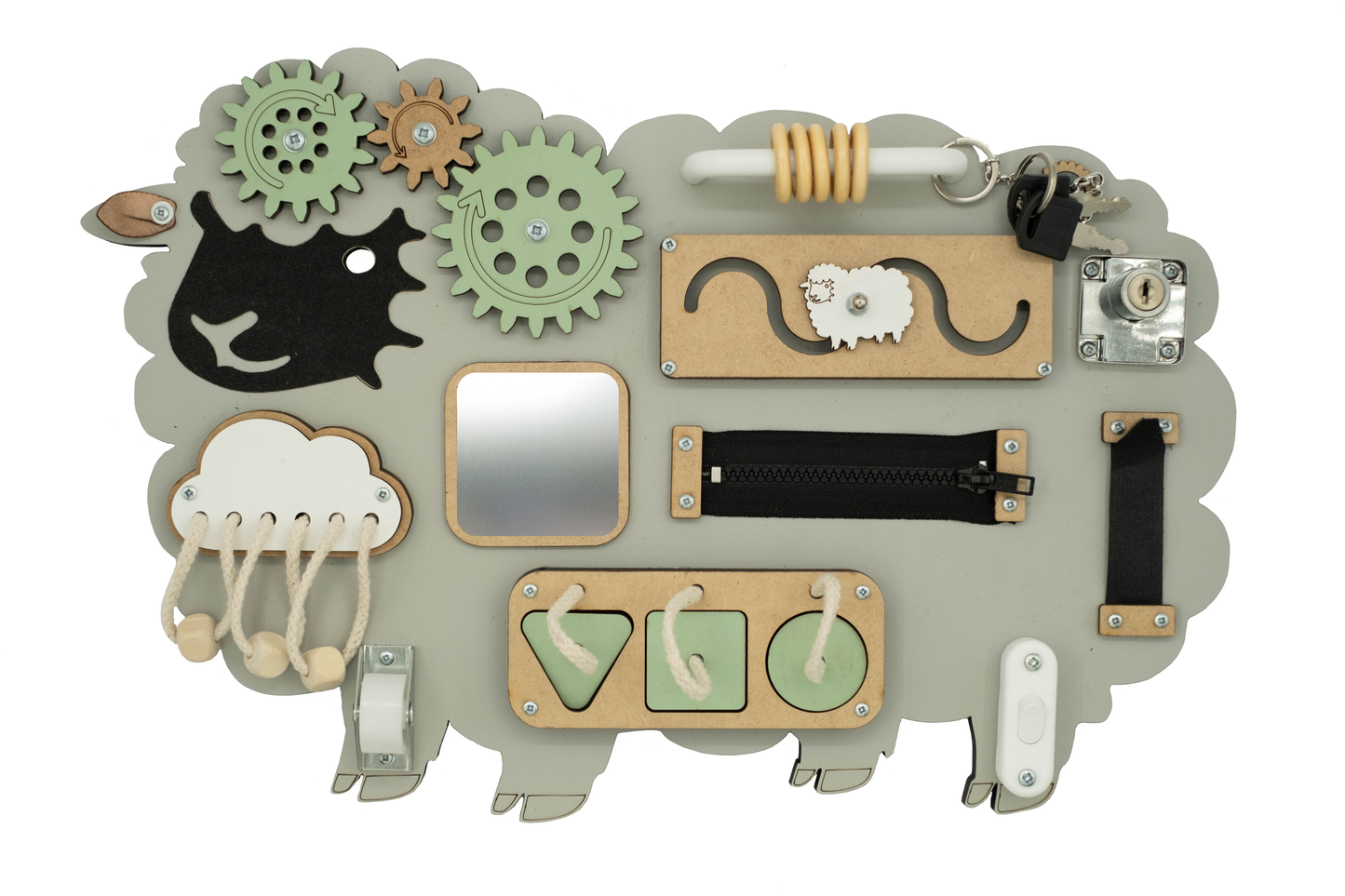 Wooly the Sheep Portable Activity Board