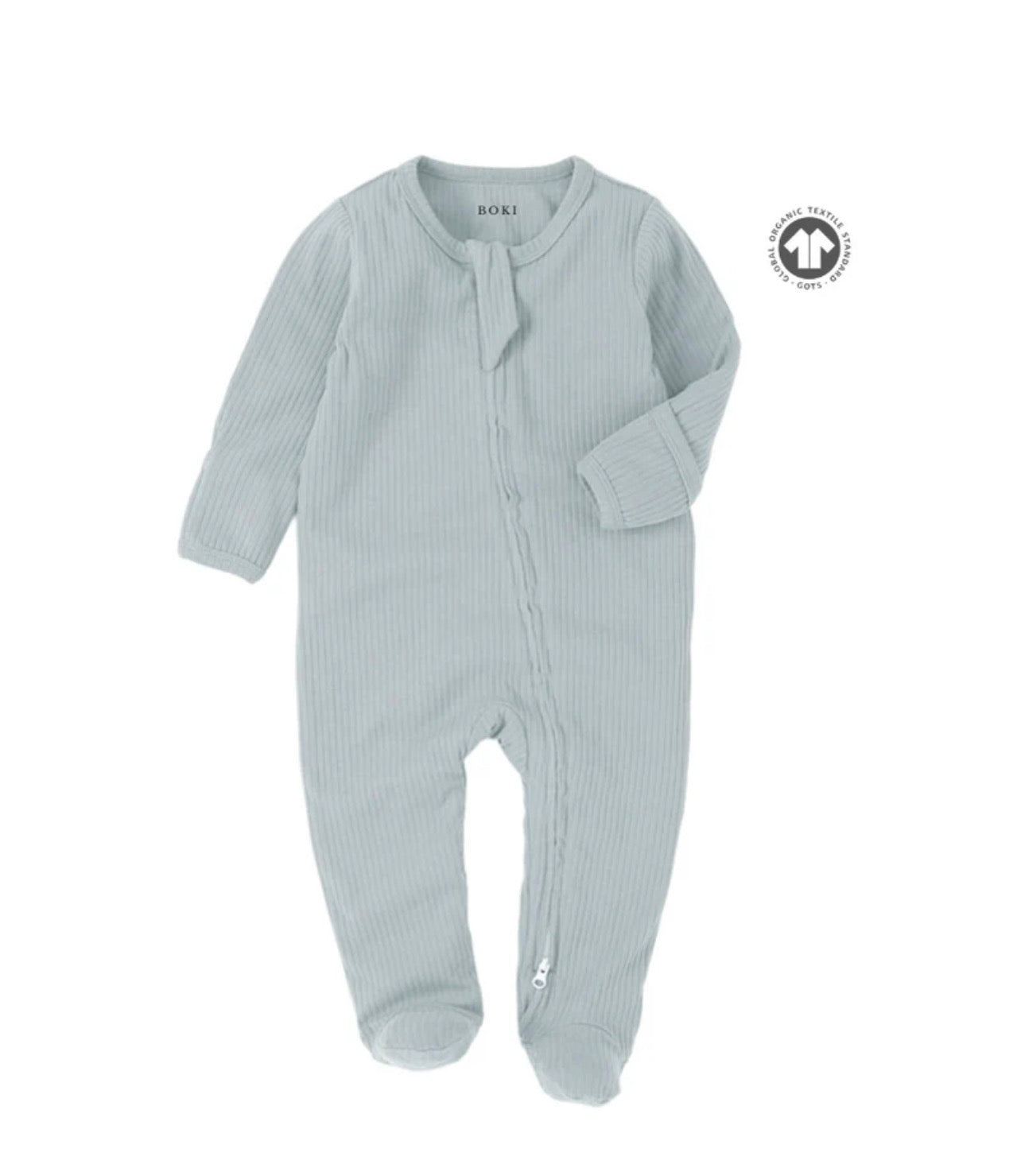Boki Organic Cotton 2-way Zipsuit with Footies & Mittens