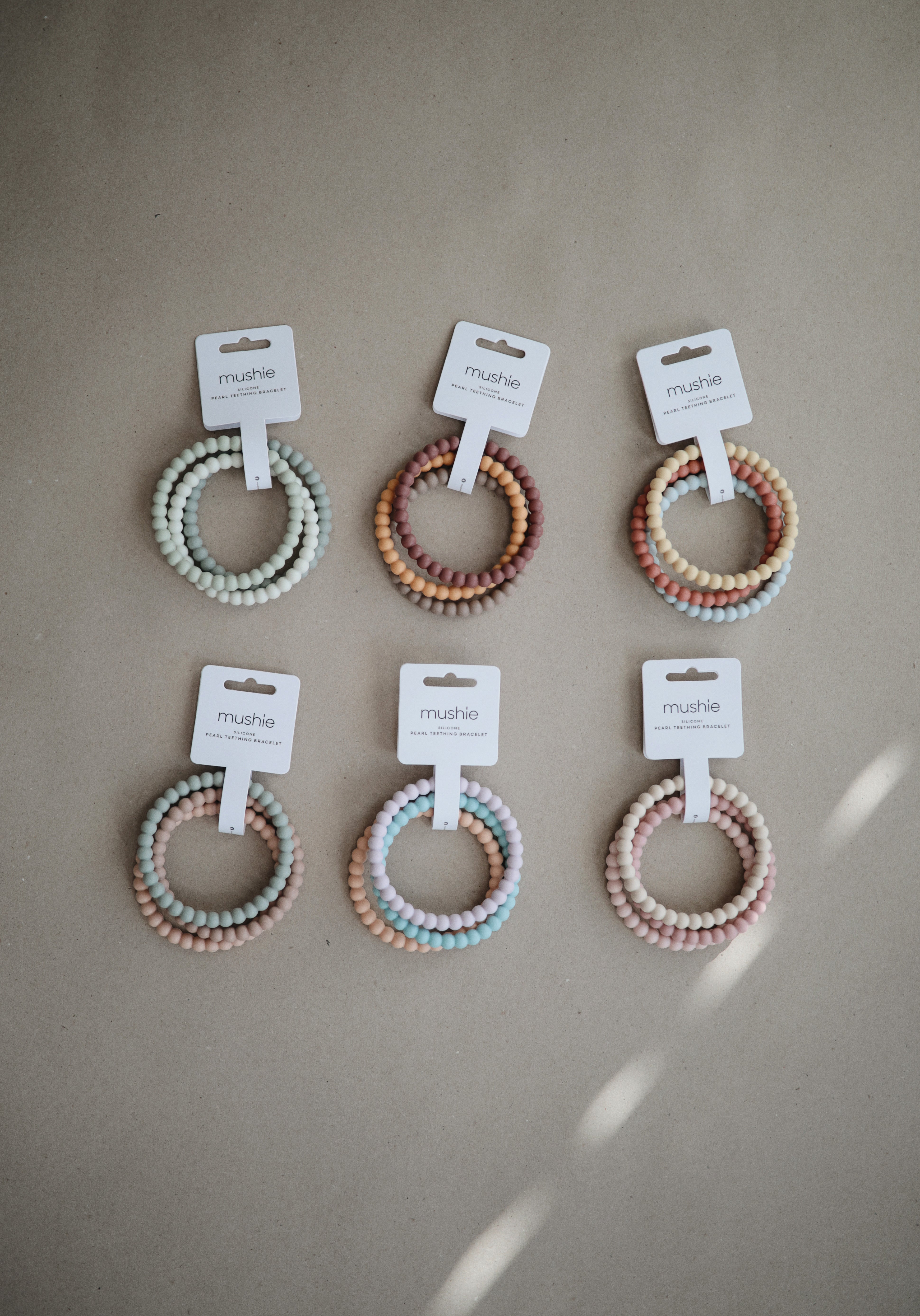 Mushie Pearl Teething Bracelet