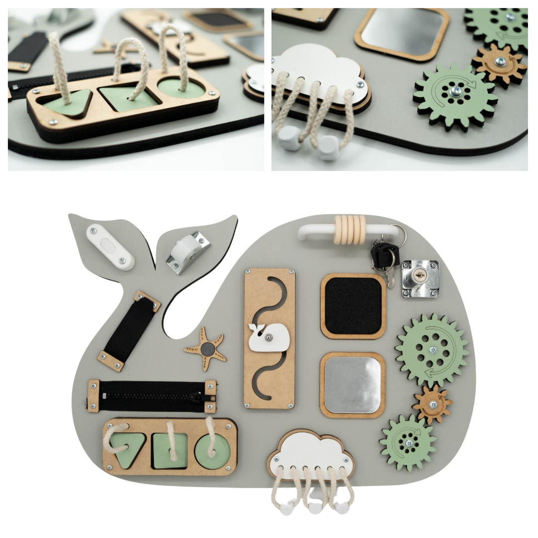 Wally the Whale Portable Activity Board