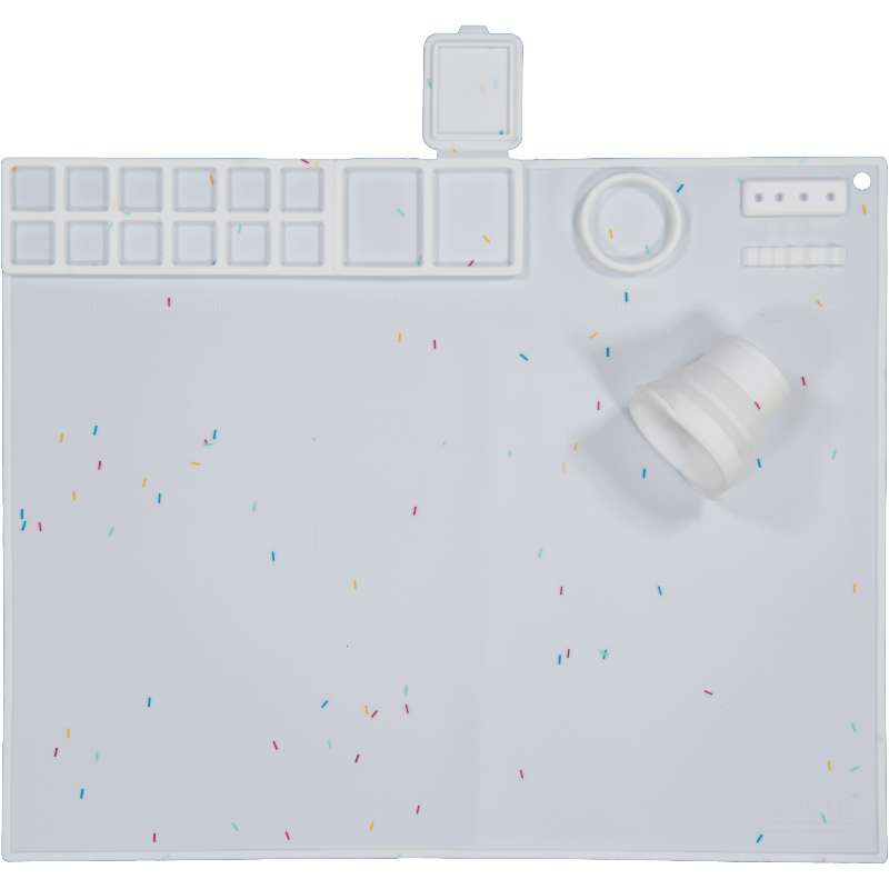 Splat & Smudge Art Mats - White