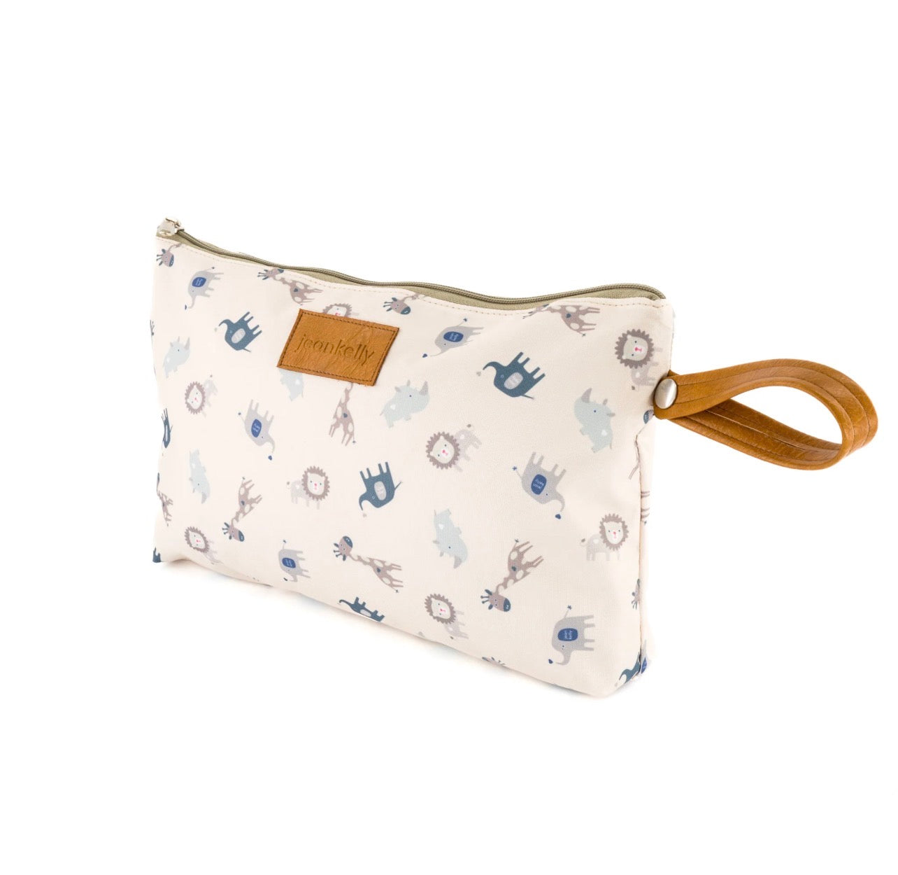Jeankelly Changing Pouch With Padded Slim Mat + Grab Handle