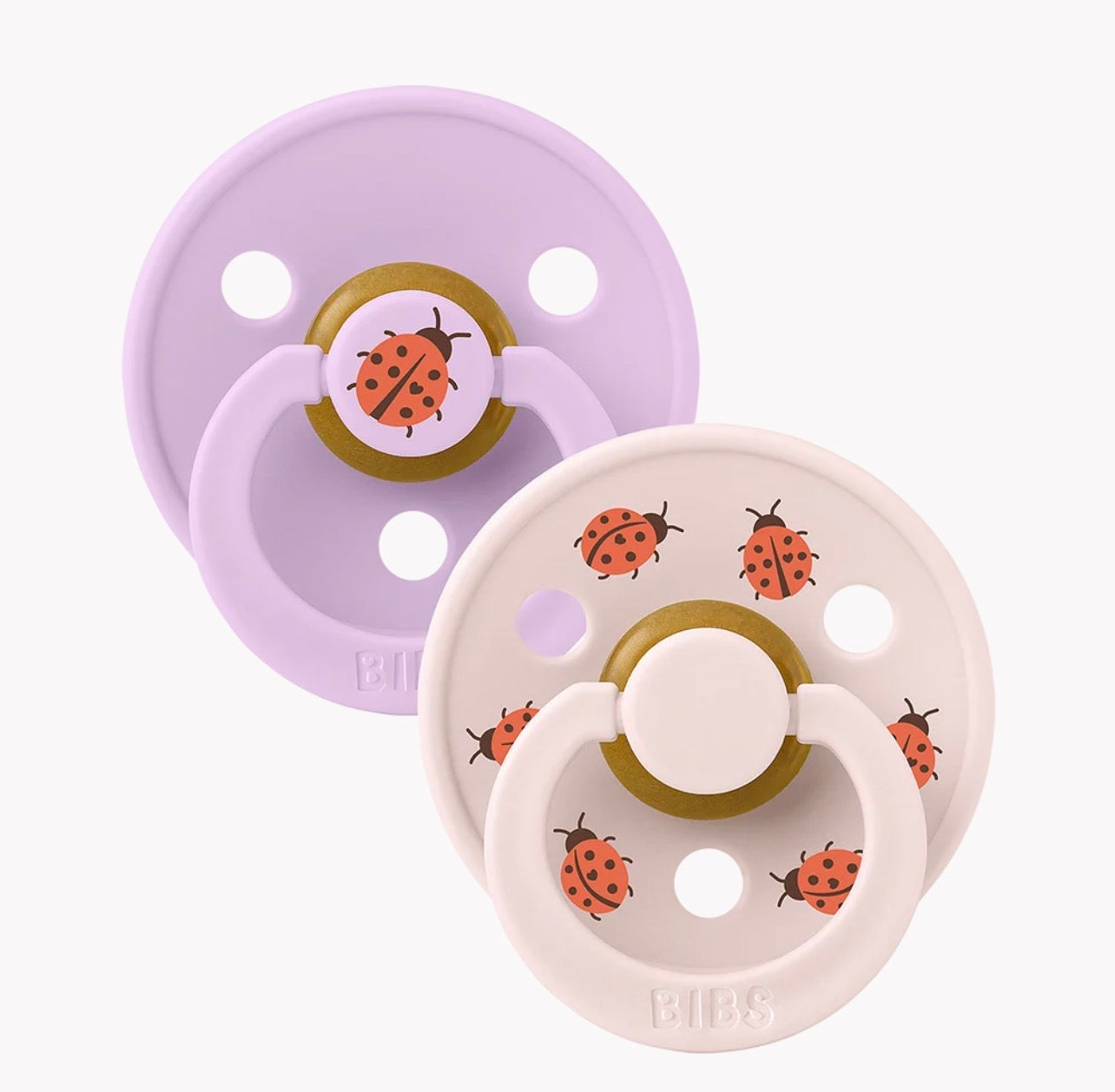 Bibs Pacifier Studio Colour 2 Pack Ladybug Latex