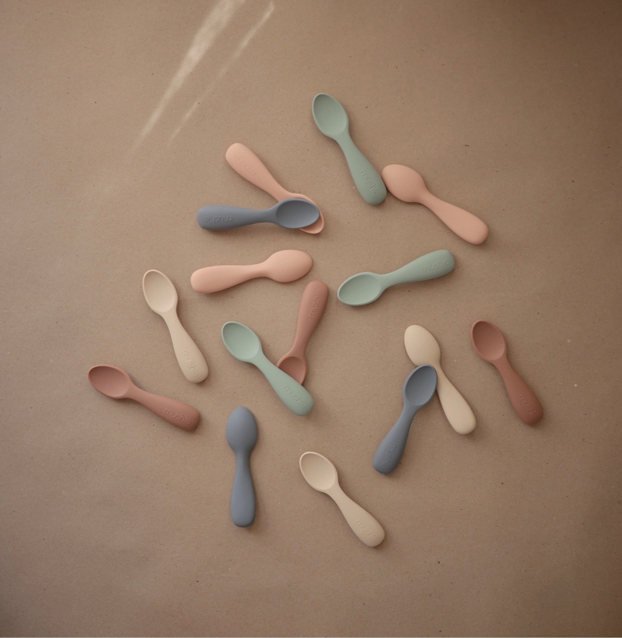 Mushie Toddler Starter Spoons 2P