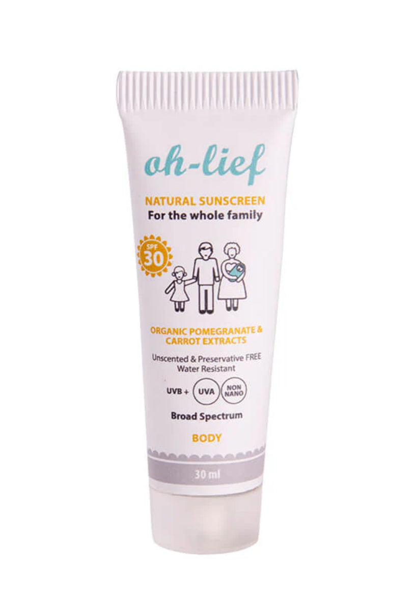 Oh-lief Natural Body Sunscreen