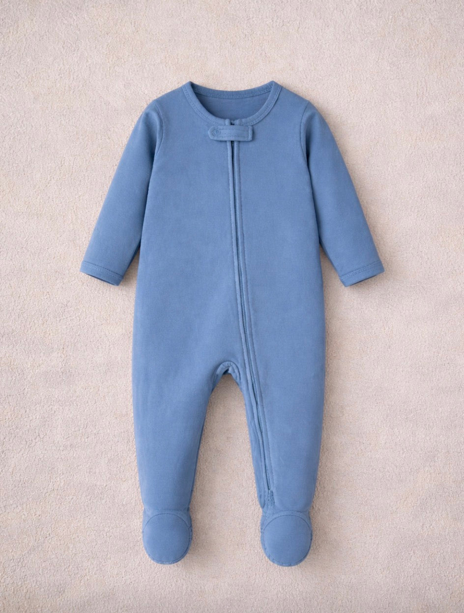 Organic Cotton 2-Way Baby Grow