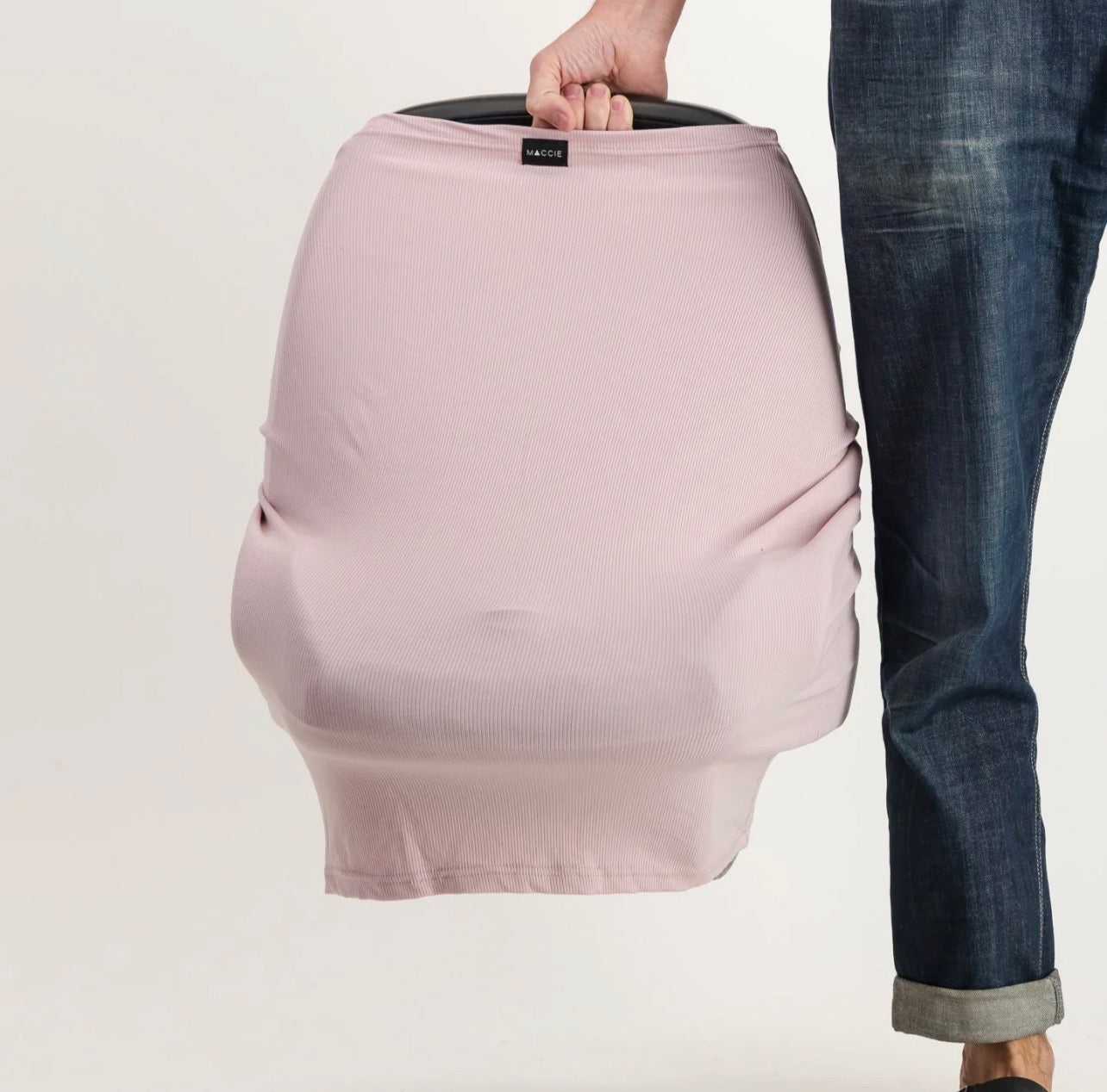 MACCIE Infant Car Seat Cover & Breastfeeding Cover (Multi-Use Stretch Cover)