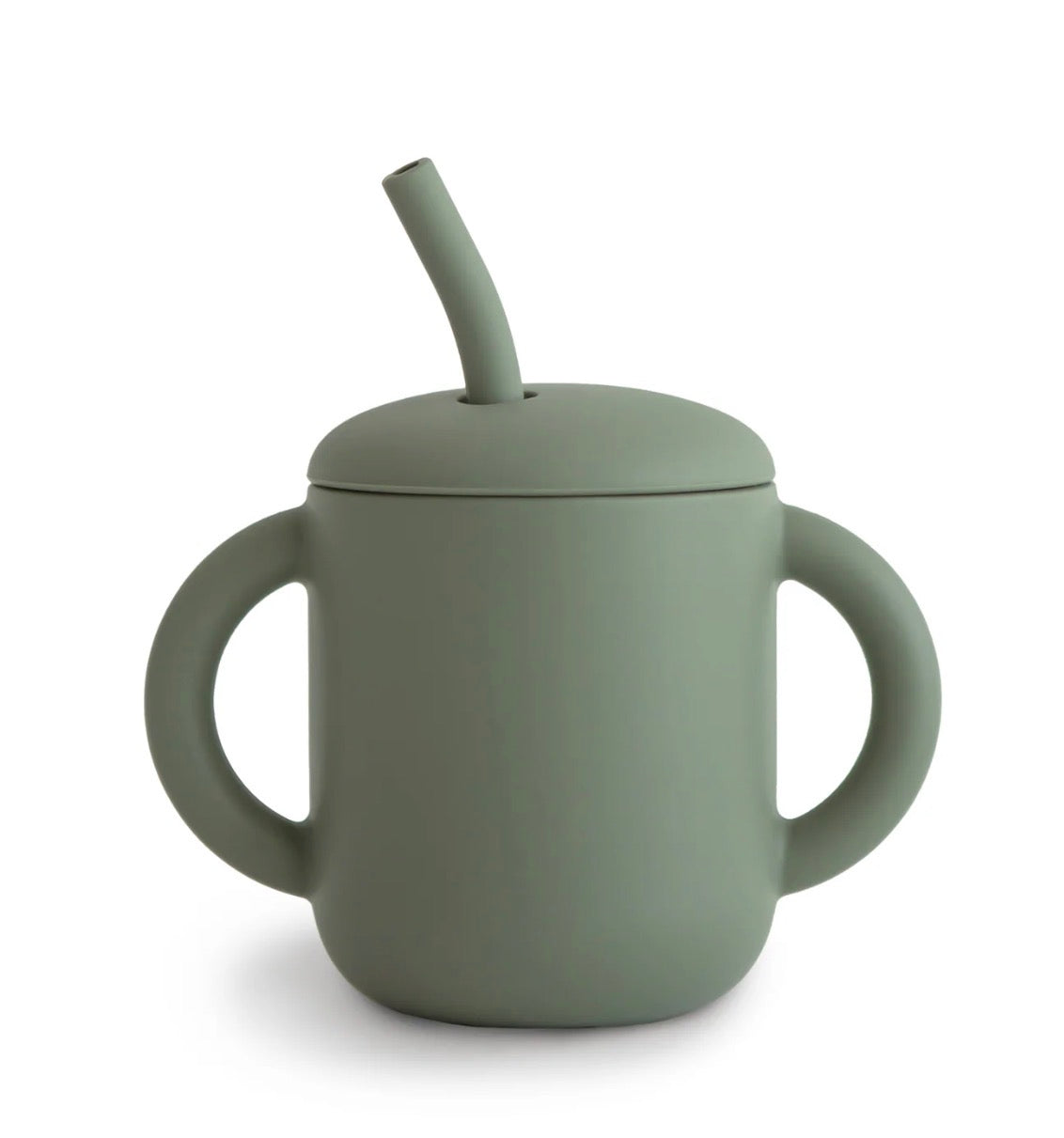 Mushie Silicone Training Cup & Straw
