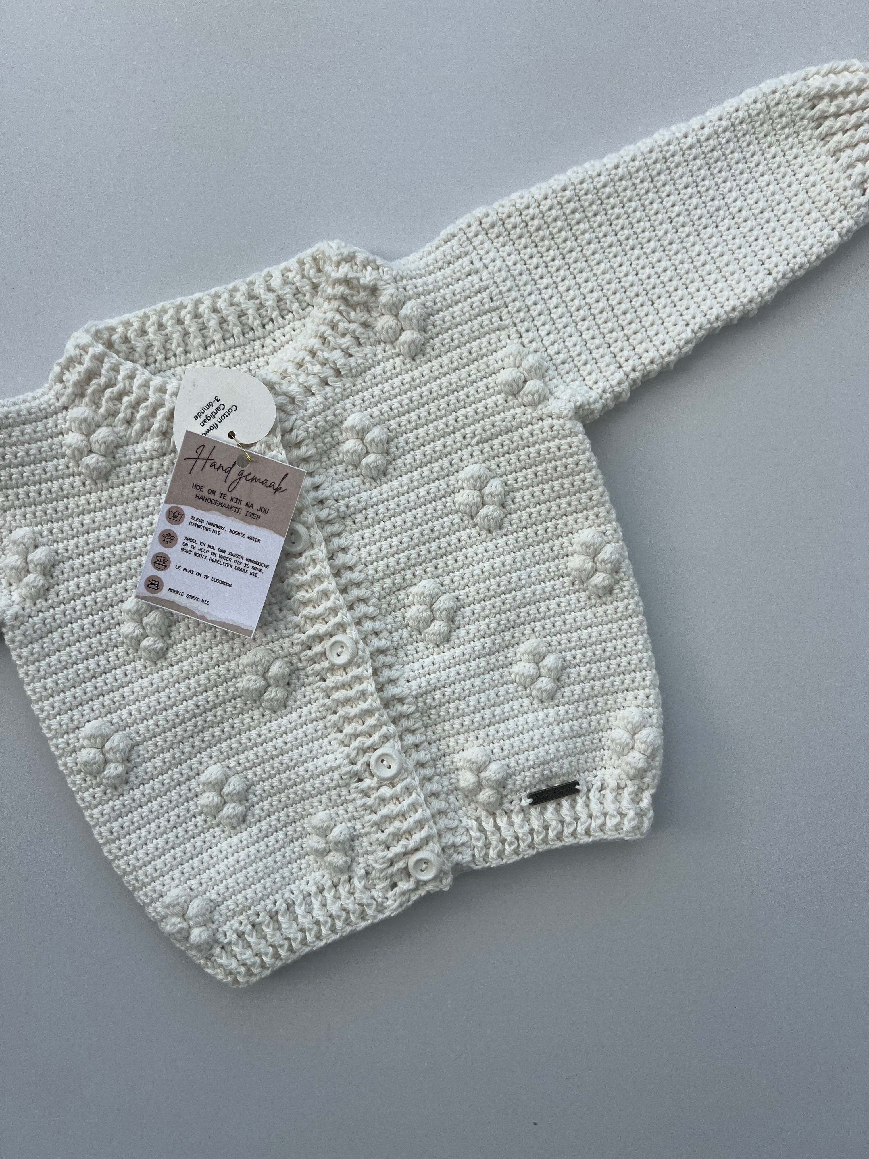 Cotton Flower Cardigan