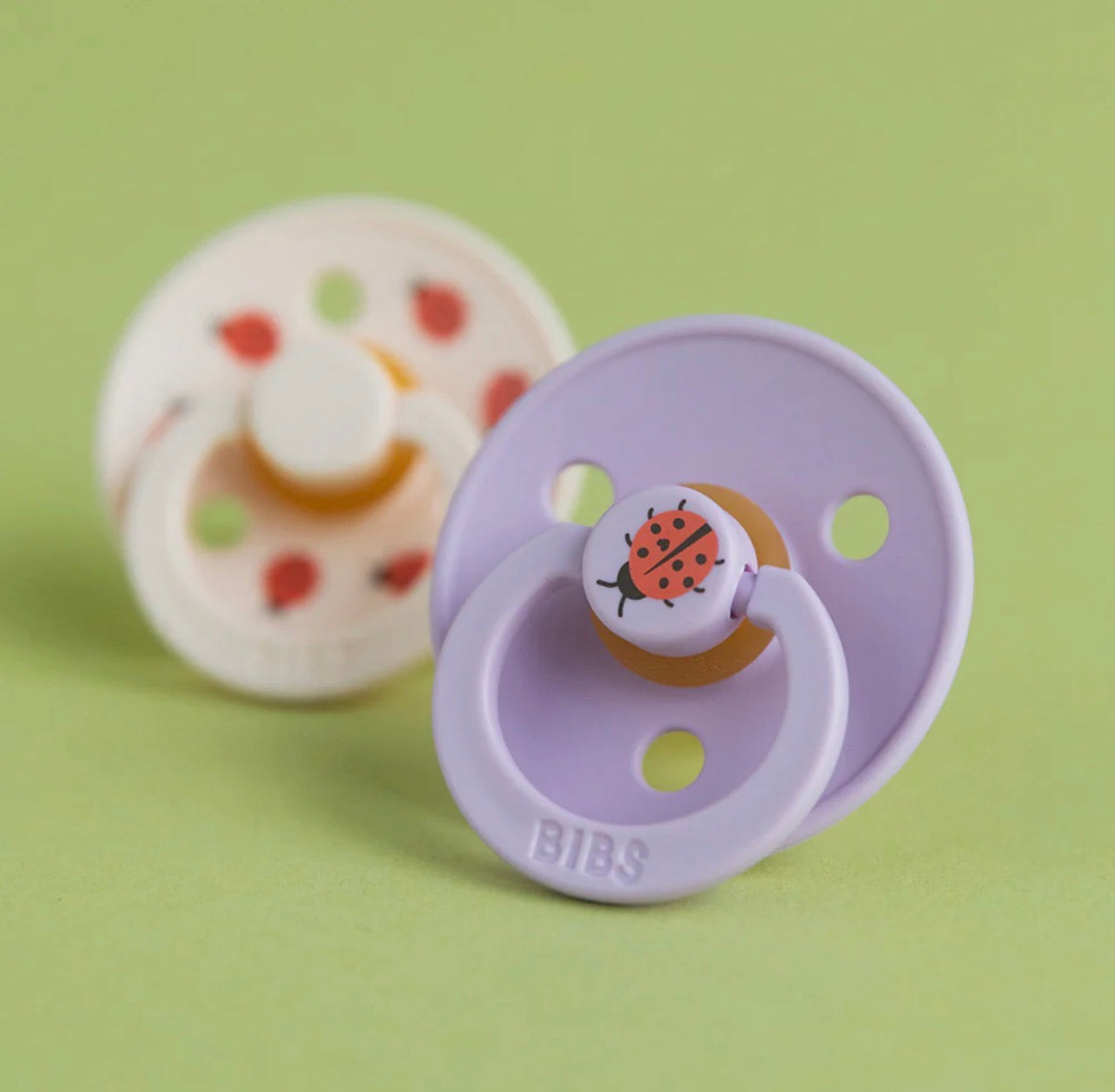 Bibs Pacifier Studio Colour 2 Pack Ladybug Latex