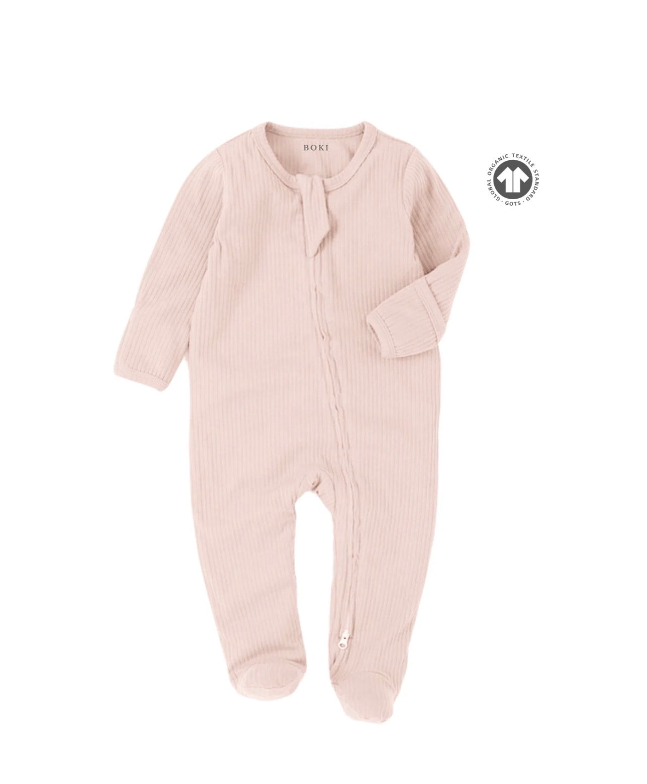 Boki Organic Cotton 2-way Zipsuit with Footies & Mittens
