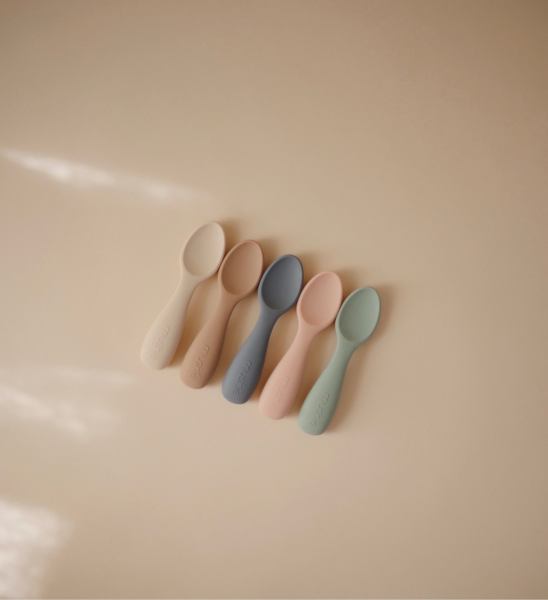 Mushie Toddler Starter Spoons 2P