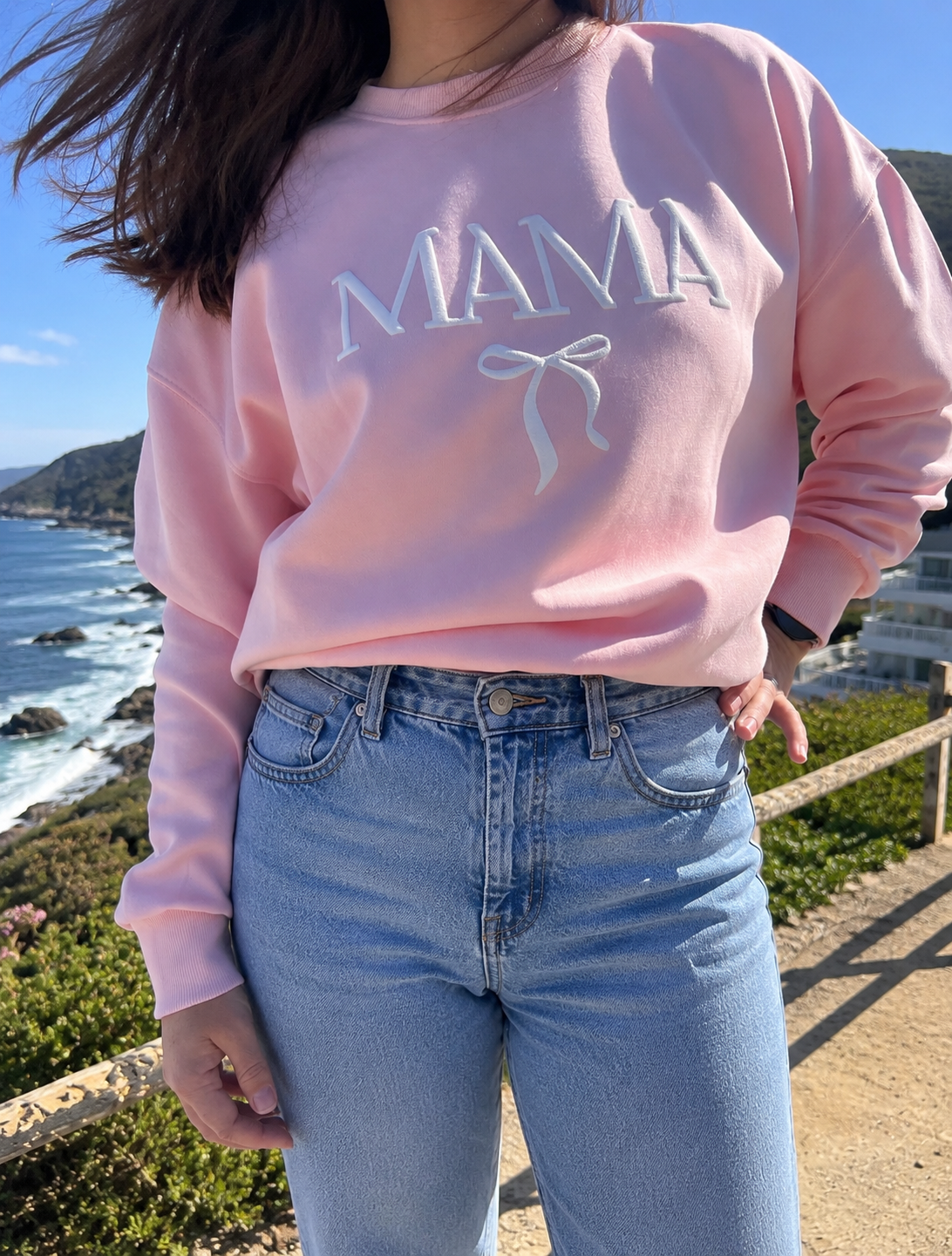 Cotton Crew Neck Sweatshirt