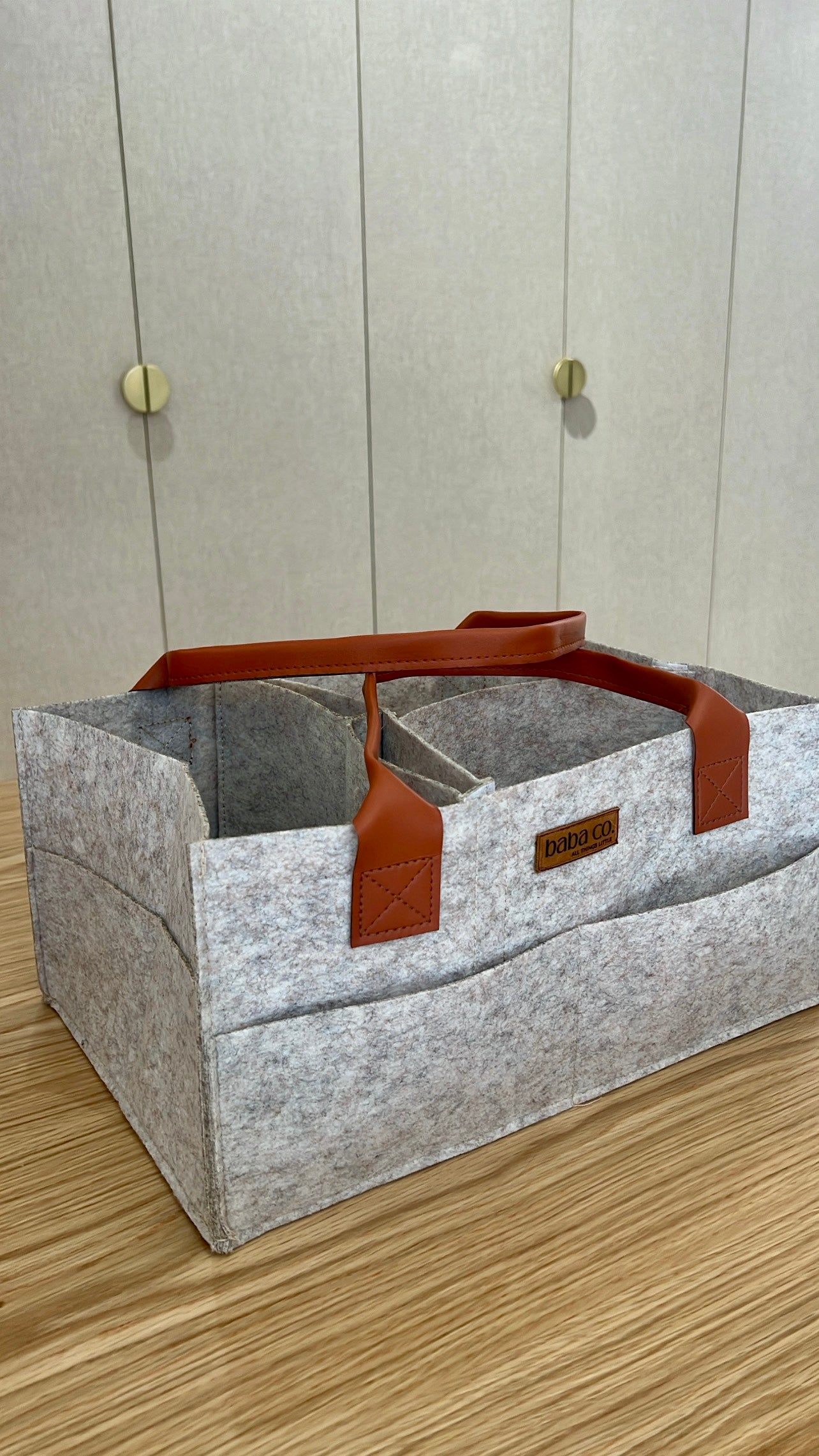 baba co. Diaper Caddy Organizer