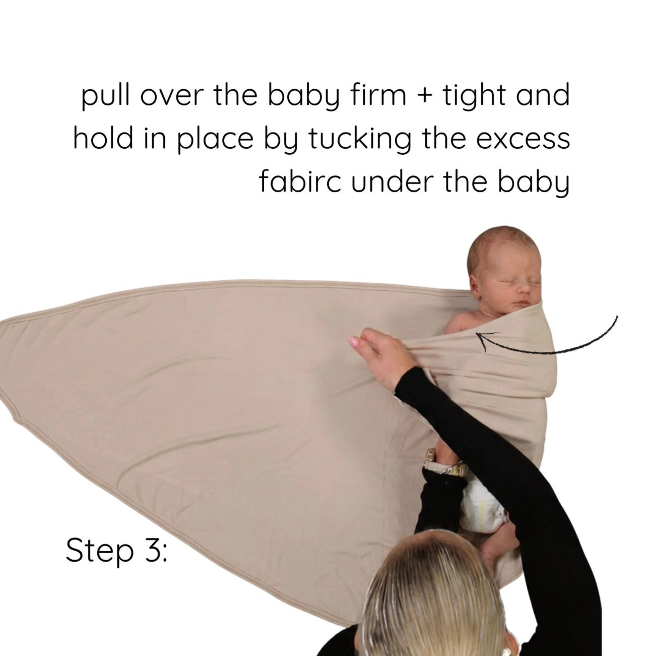 Maccie Tuck & Cuddle Swaddle Wrap - Stone