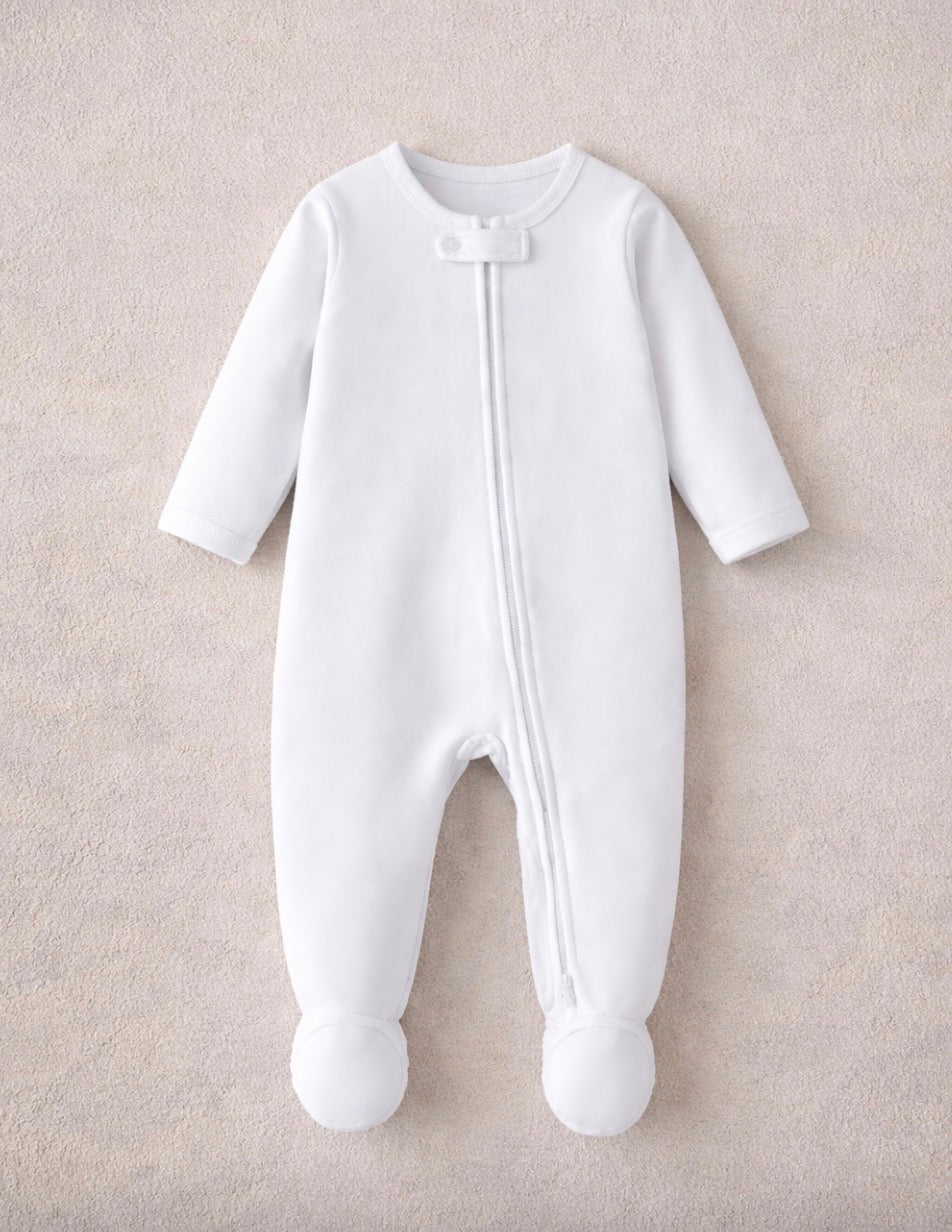 Organic Cotton 2-Way Baby Grow