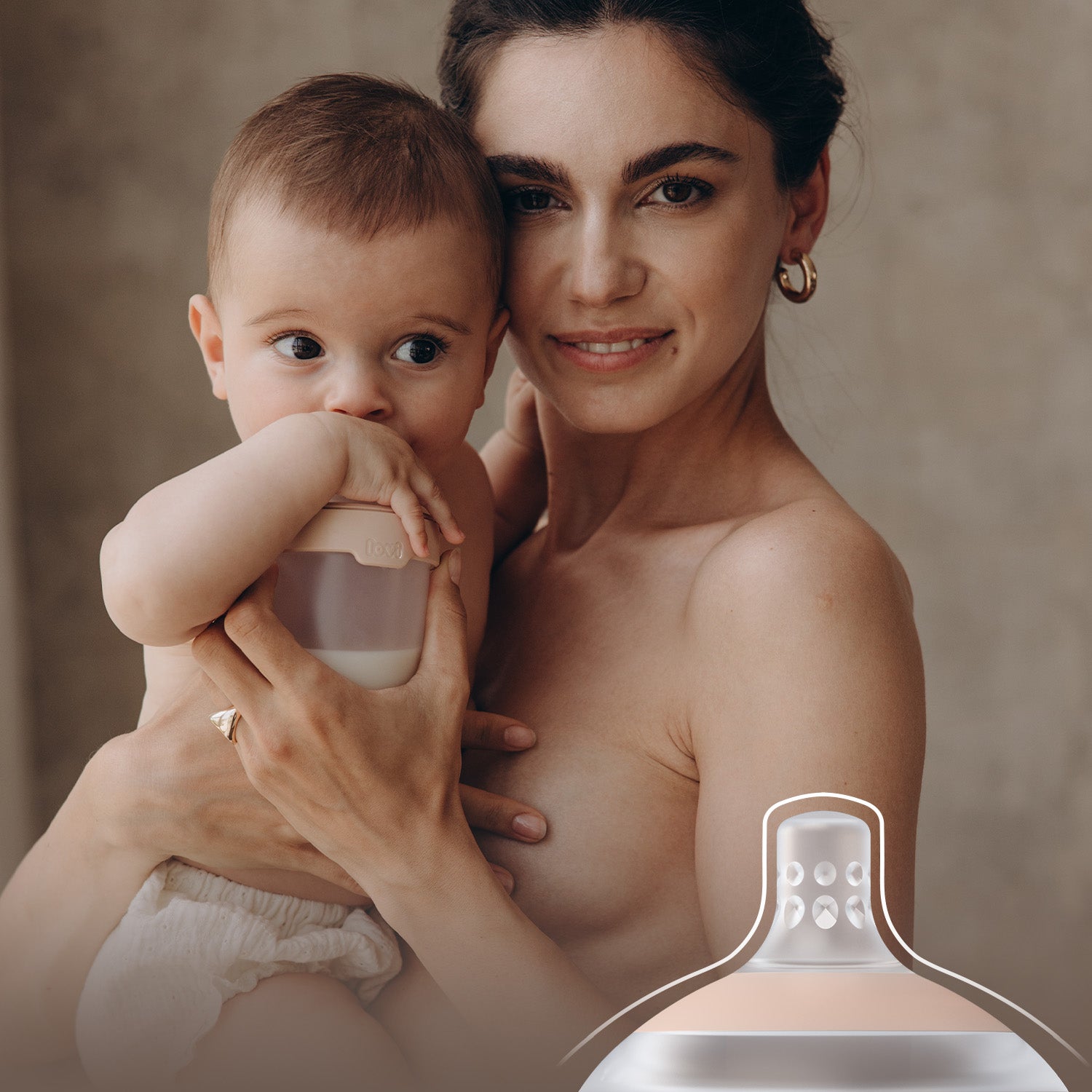 Difrax LOVI Mammafeel Bottle (330ml)