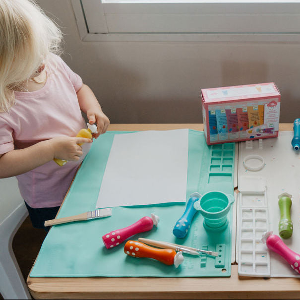 Splat & Smudge Art Mats - White