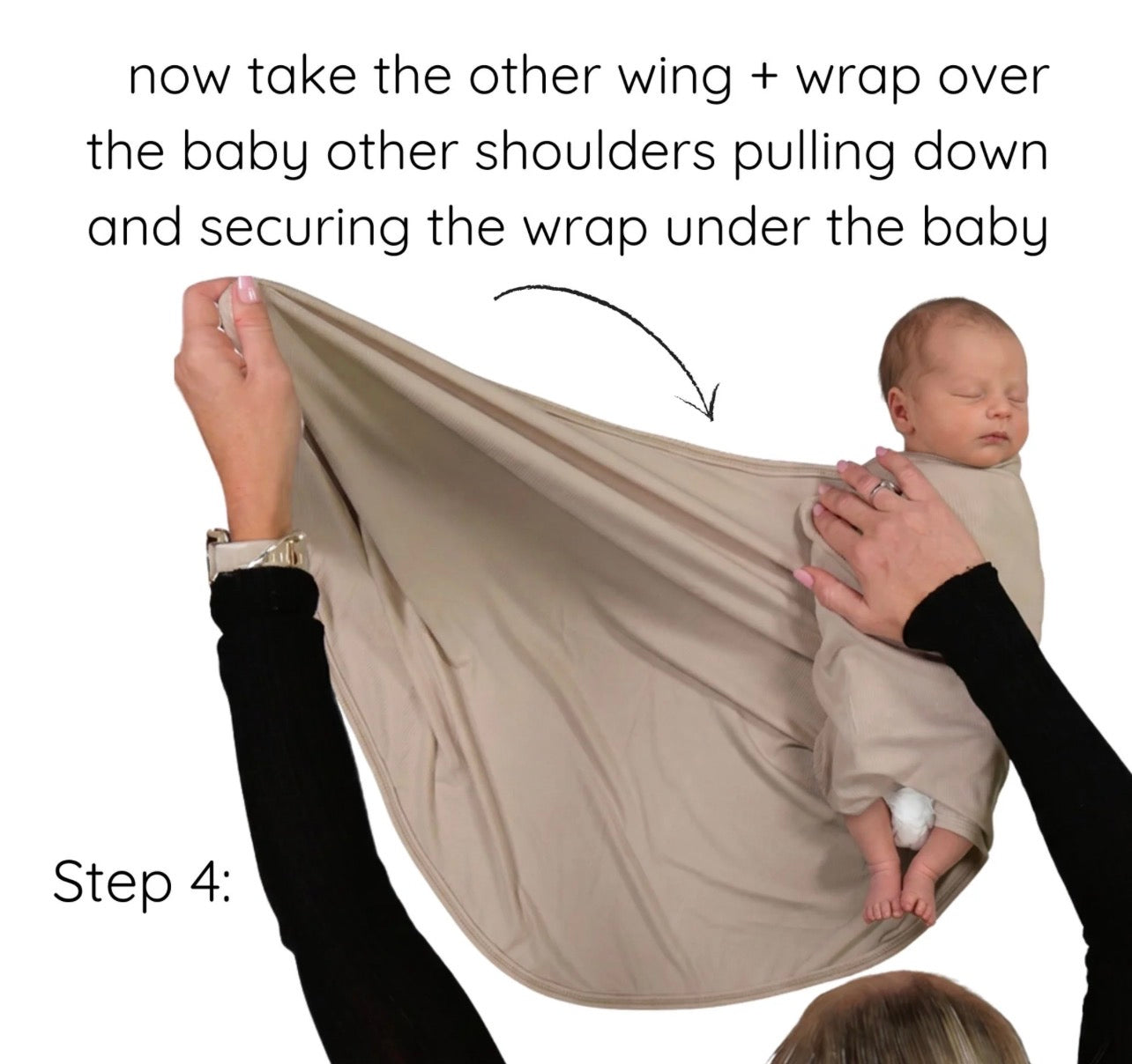 Maccie Tuck & Cuddle Swaddle Wrap - Stone