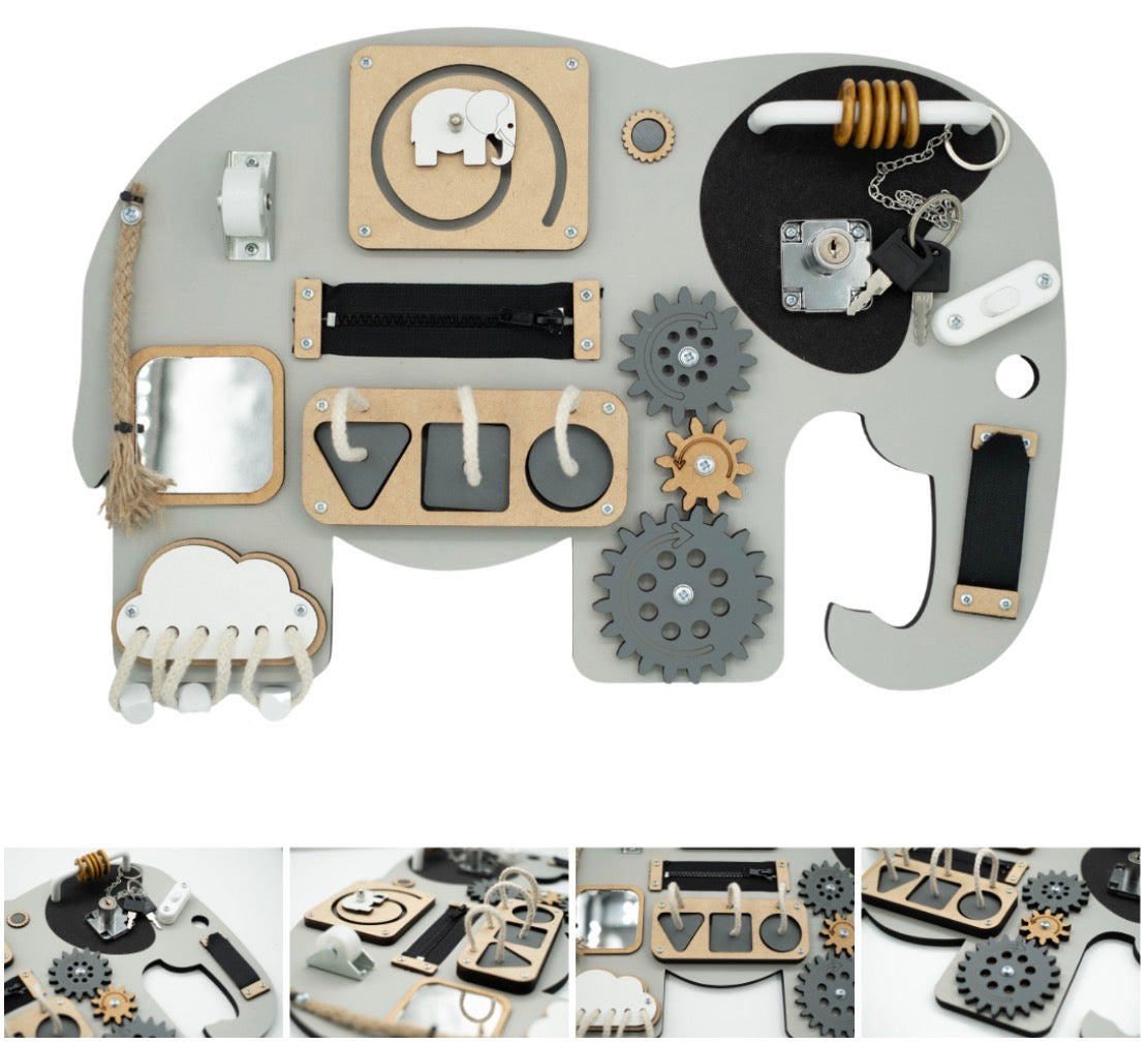 Ellie the Elephant Portable Activity Board