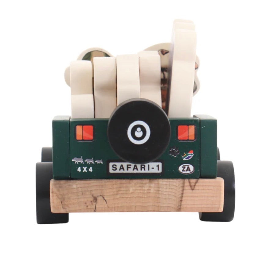 Grow Baby Wooden Toy Play Set - On Safari