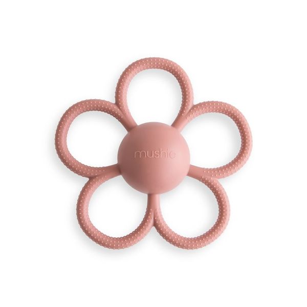 Mushie Sensory Rattle Teether