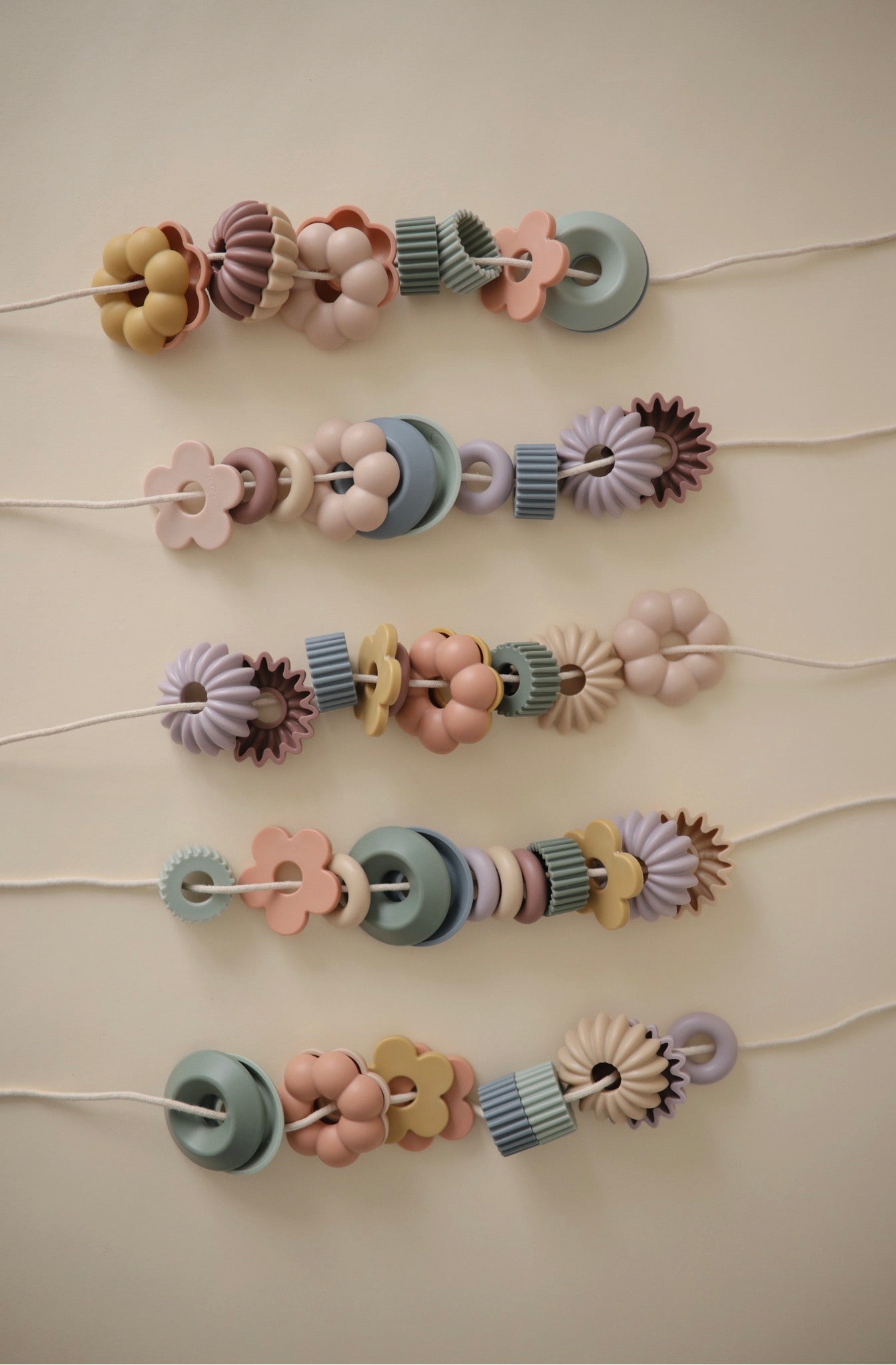 Mushie Bead Lacing Toy Set