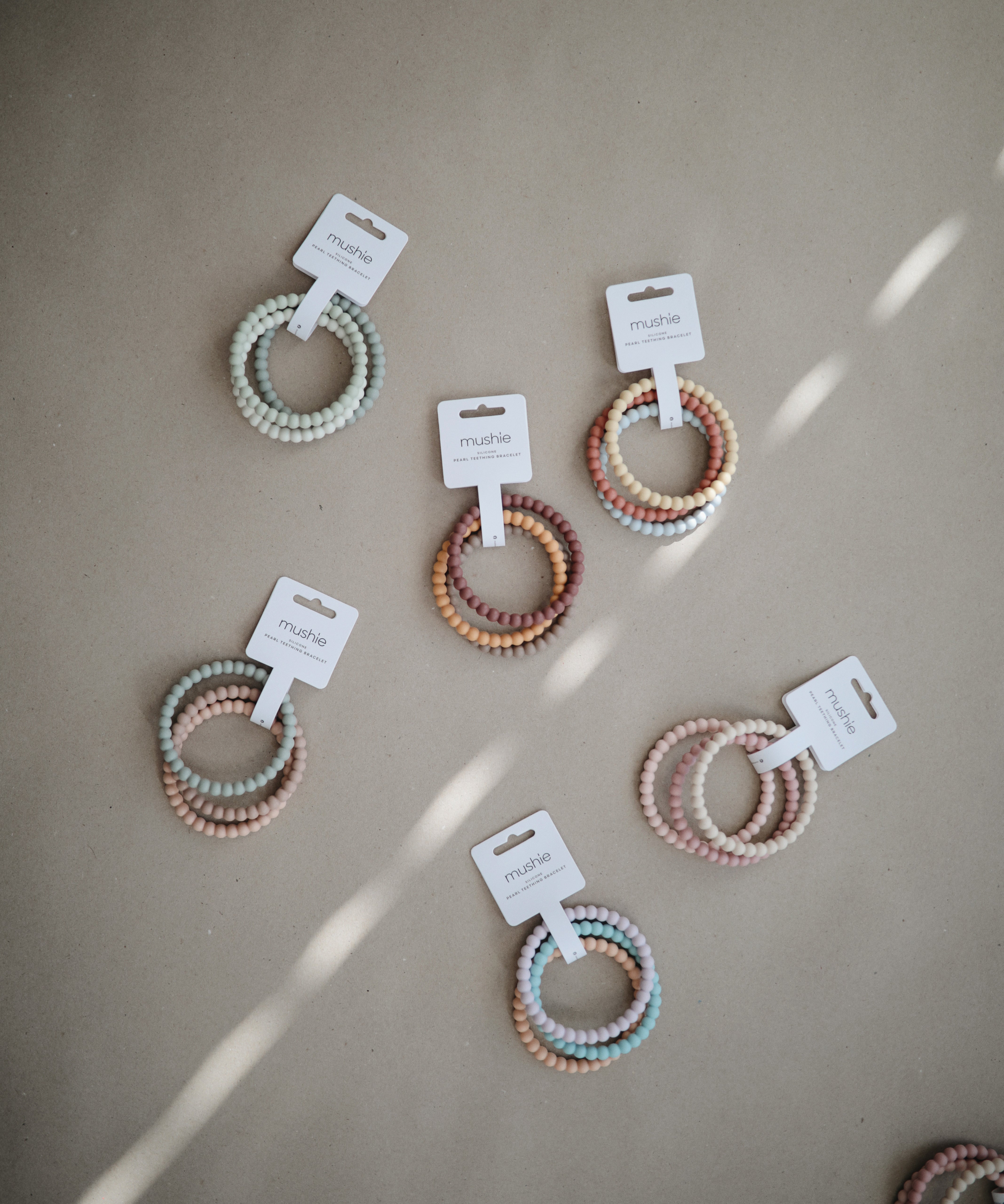 Mushie Pearl Teething Bracelet
