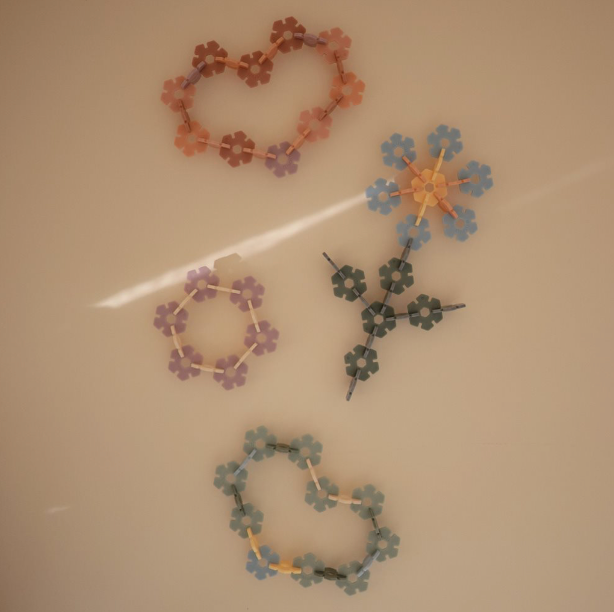 Mushie HEX Connect Building Toy Set