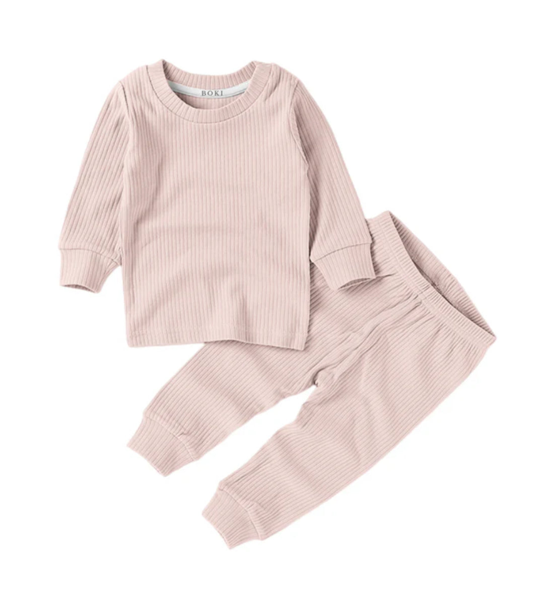 Boki Organic Rib Long Sleeve Pyjamas Set