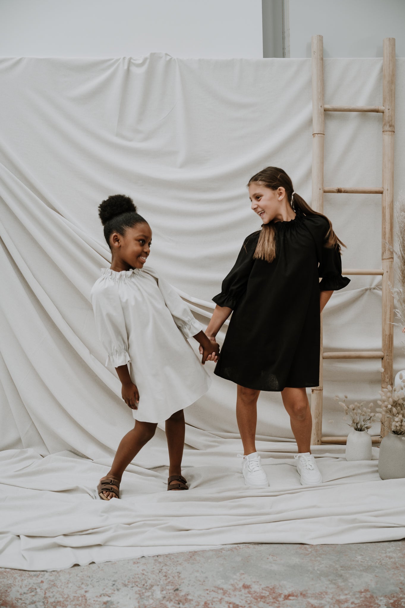 Ruffle Neck Dress