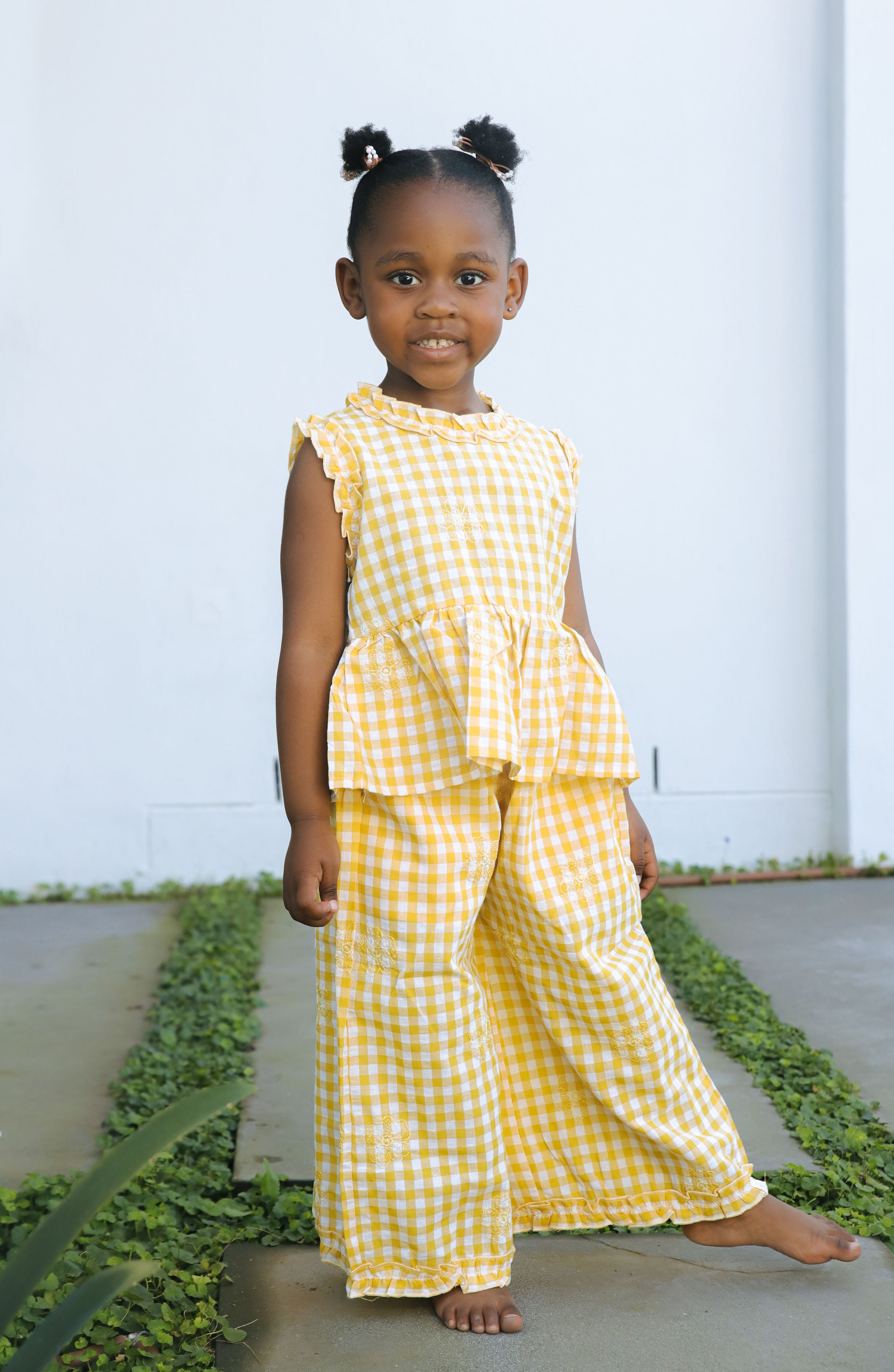 Cheerful Plaid Set