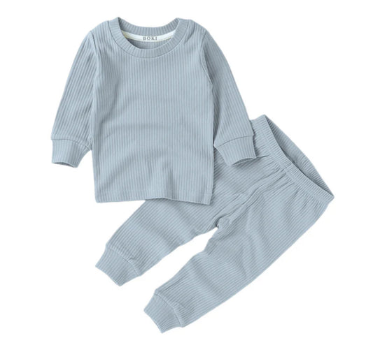 Boki Organic Rib Long Sleeve Pyjamas Set